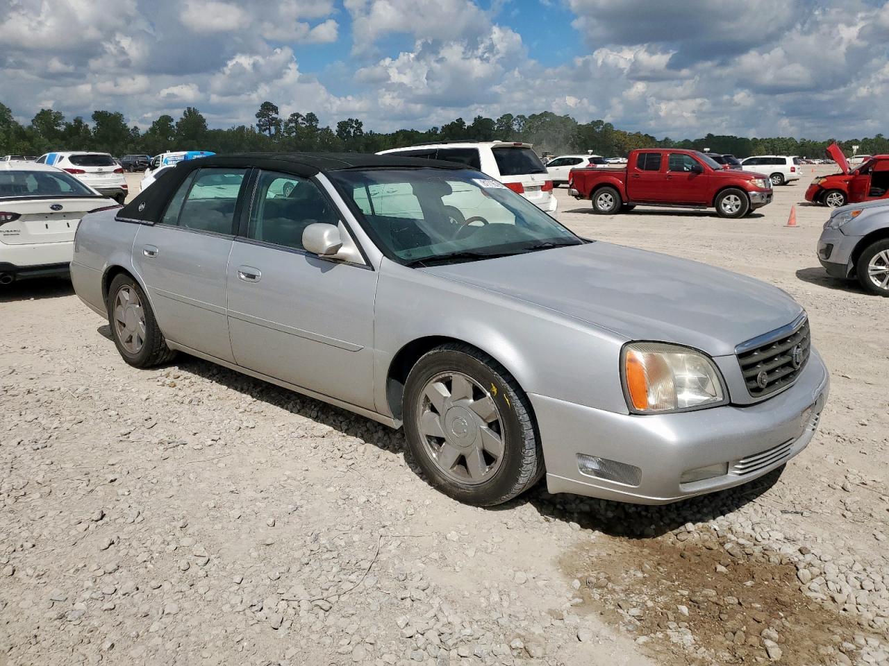 2000 Cadillac Deville Dts Silver vin: 1G6KF5797YU324496
