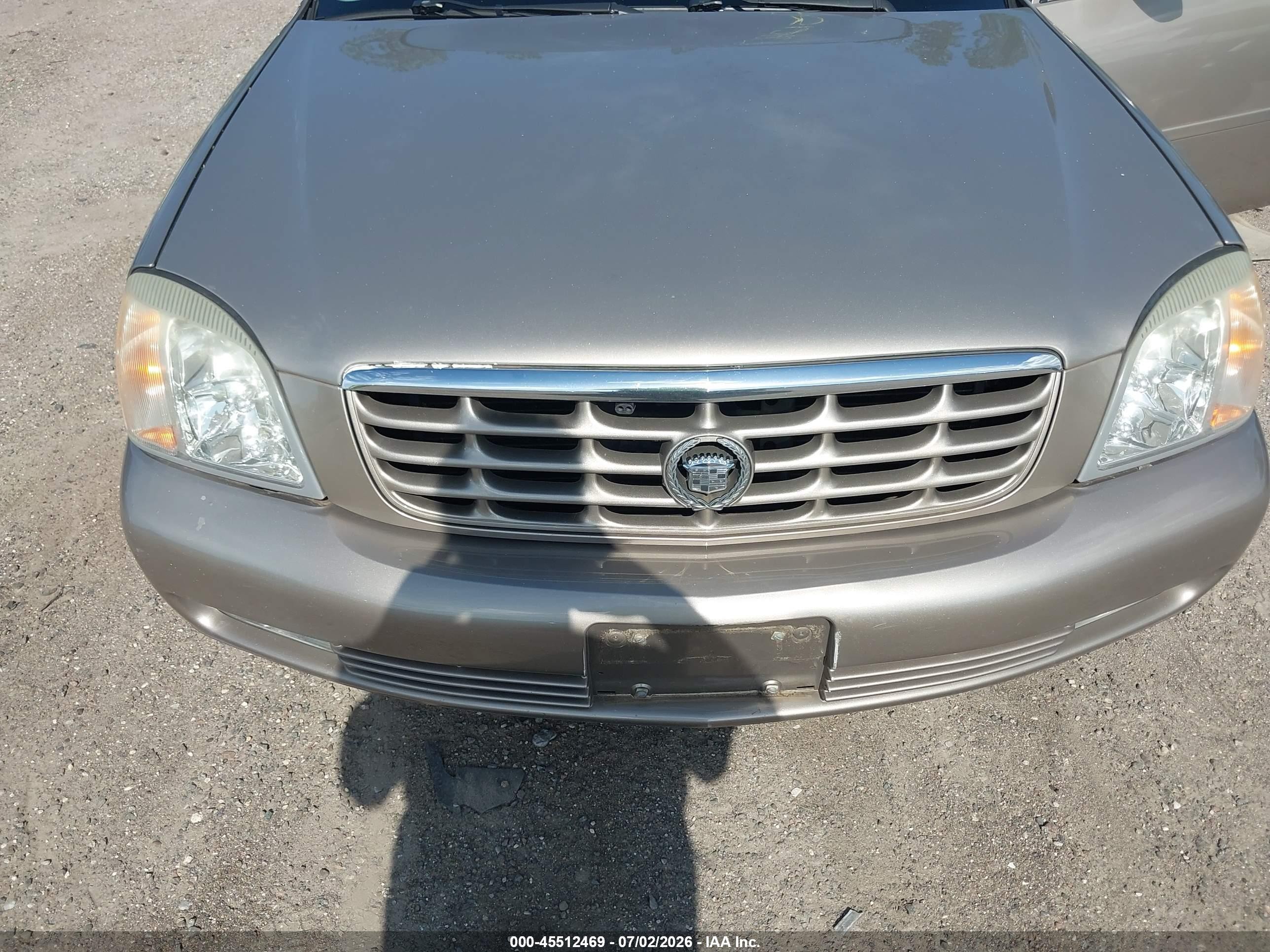 2001 Cadillac Deville Dts Beige vin: 1G6KF57981U286685