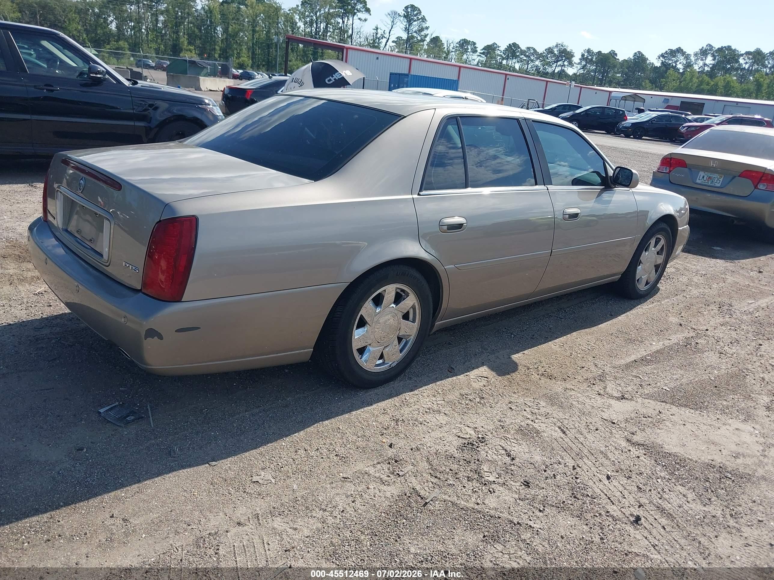 2001 Cadillac Deville Dts Beige vin: 1G6KF57981U286685