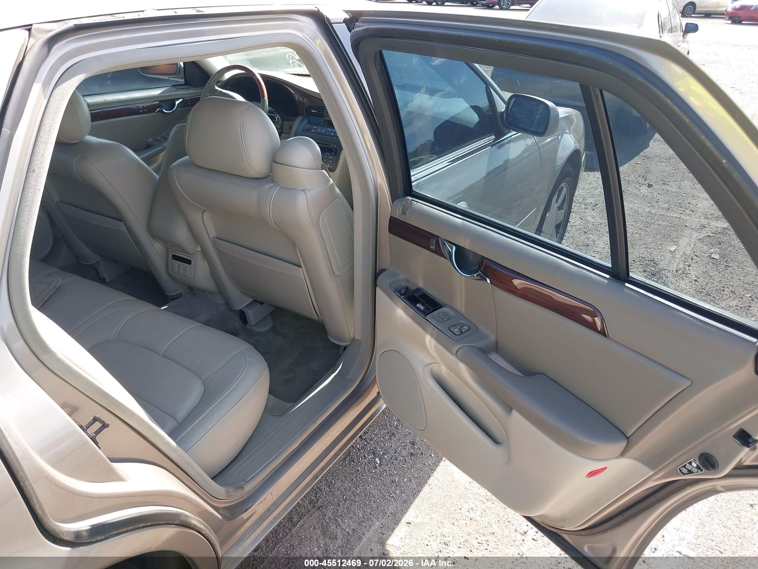 2001 Cadillac Deville Dts Beige vin: 1G6KF57981U286685