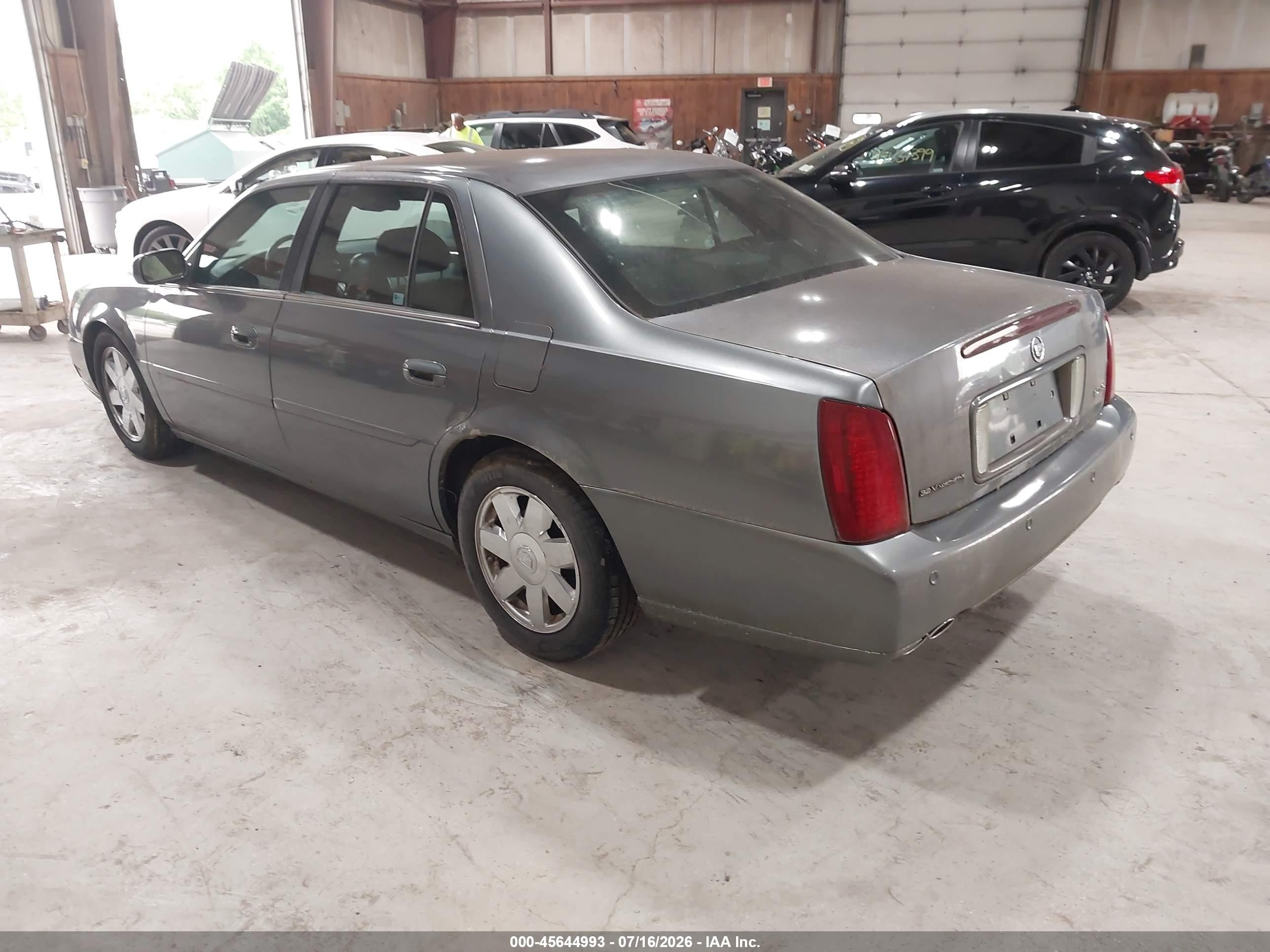 2003 Cadillac Deville Dts Gray vin: 1G6KF57983U221144
