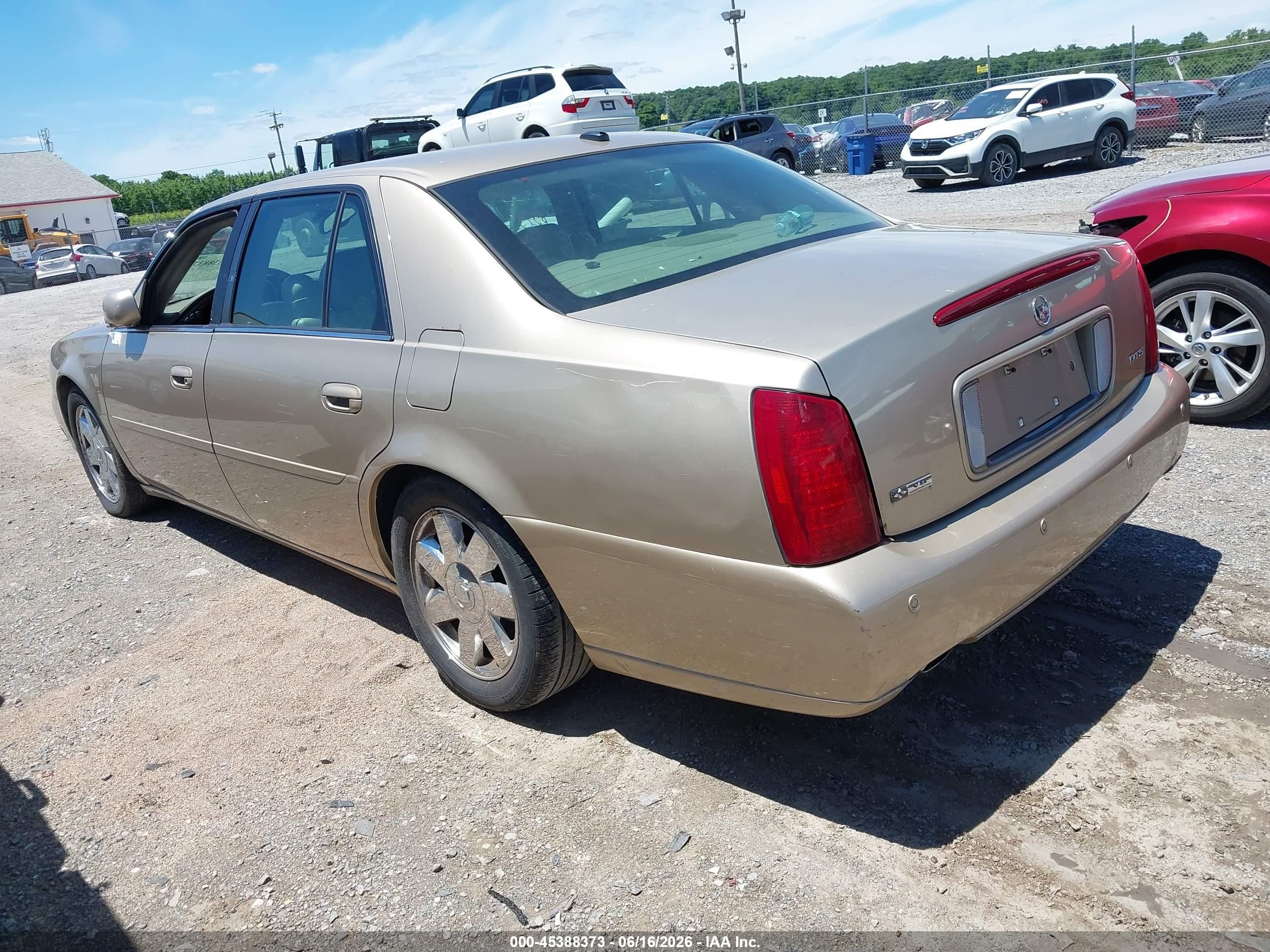 2005 Cadillac Deville Dts Gold vin: 1G6KF57985U216755