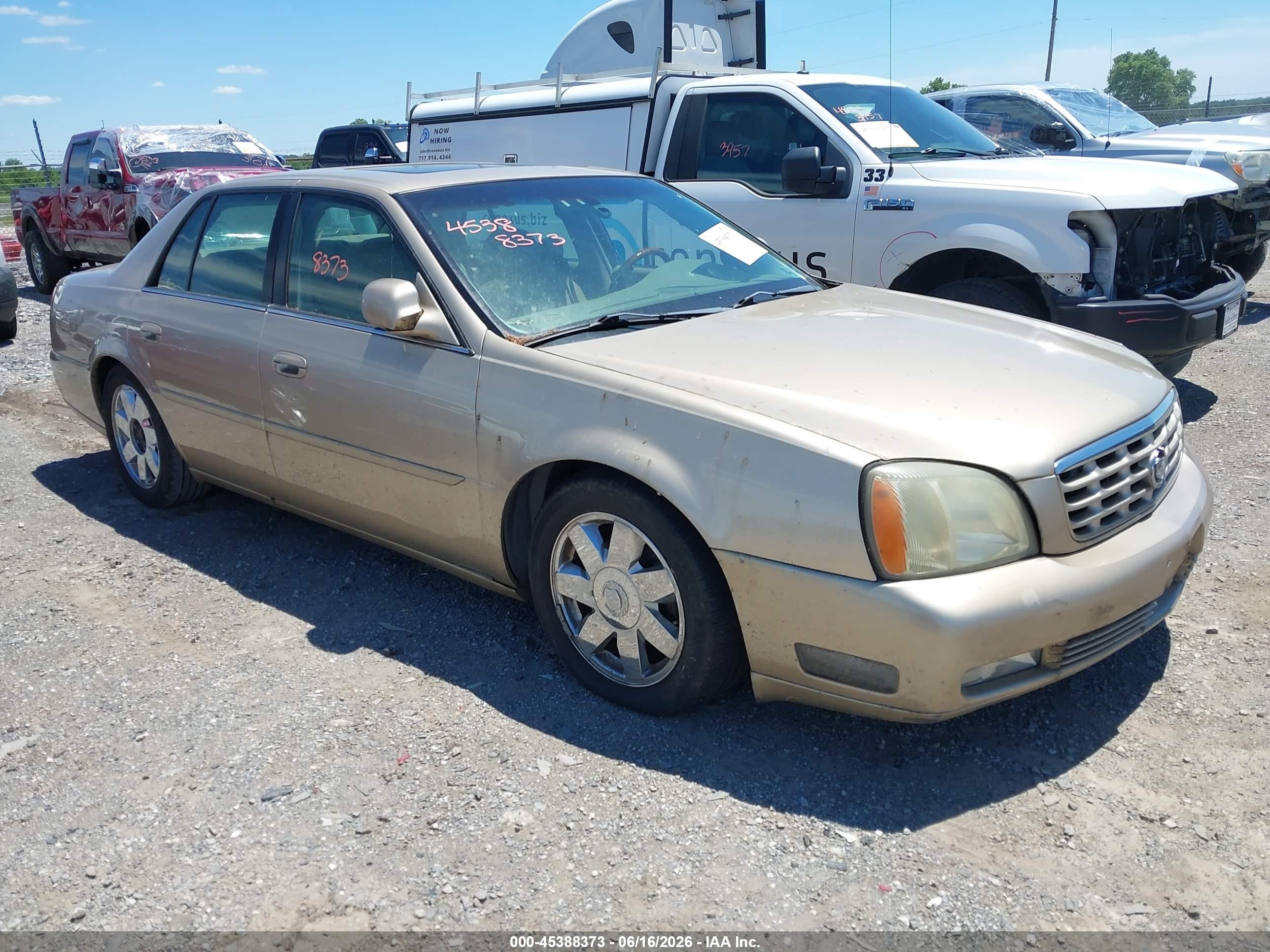 2005 Cadillac Deville Dts Gold vin: 1G6KF57985U216755