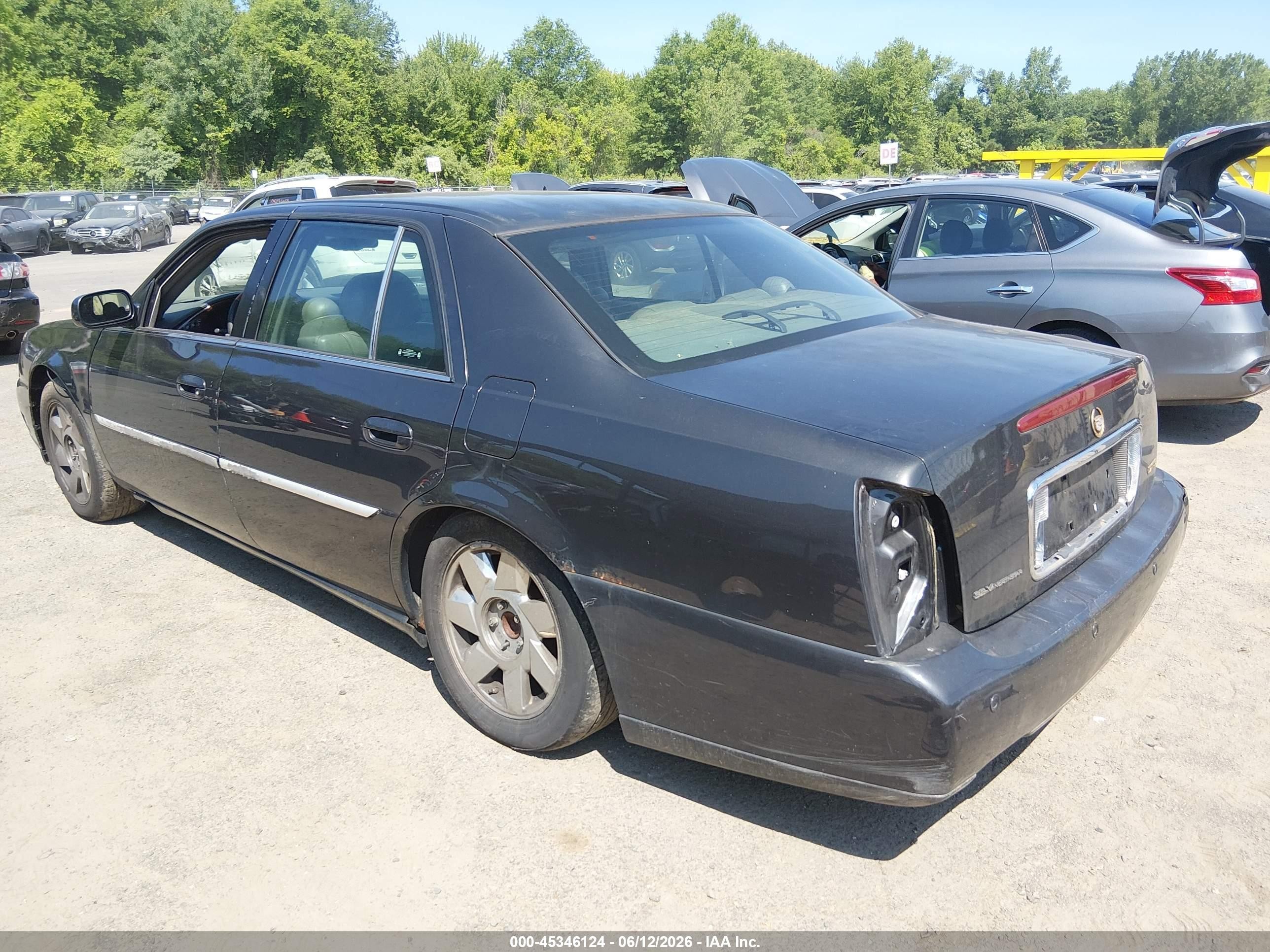 2002 Cadillac Deville Dts Gray vin: 1G6KF57992U247458
