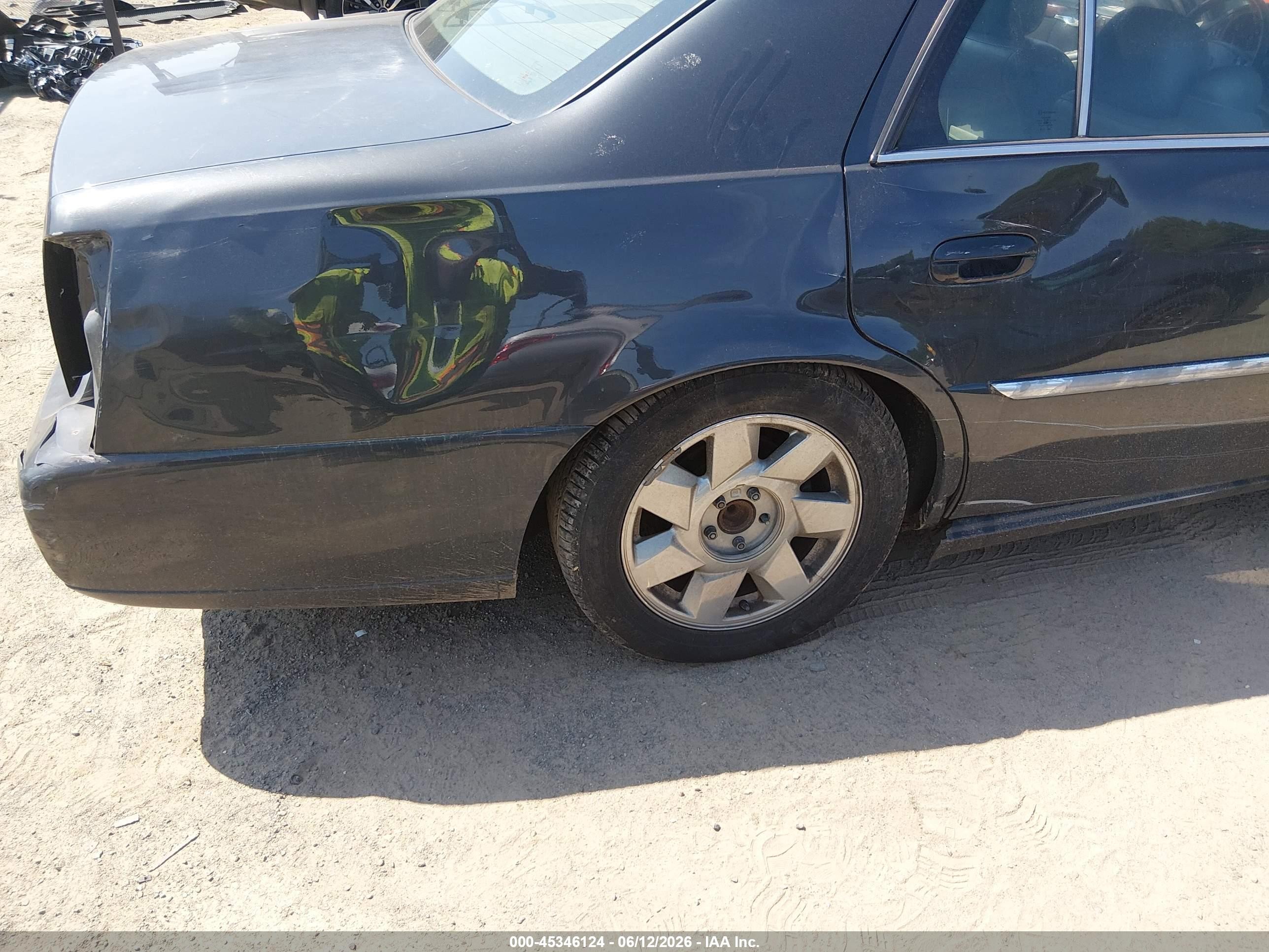 2002 Cadillac Deville Dts Gray vin: 1G6KF57992U247458