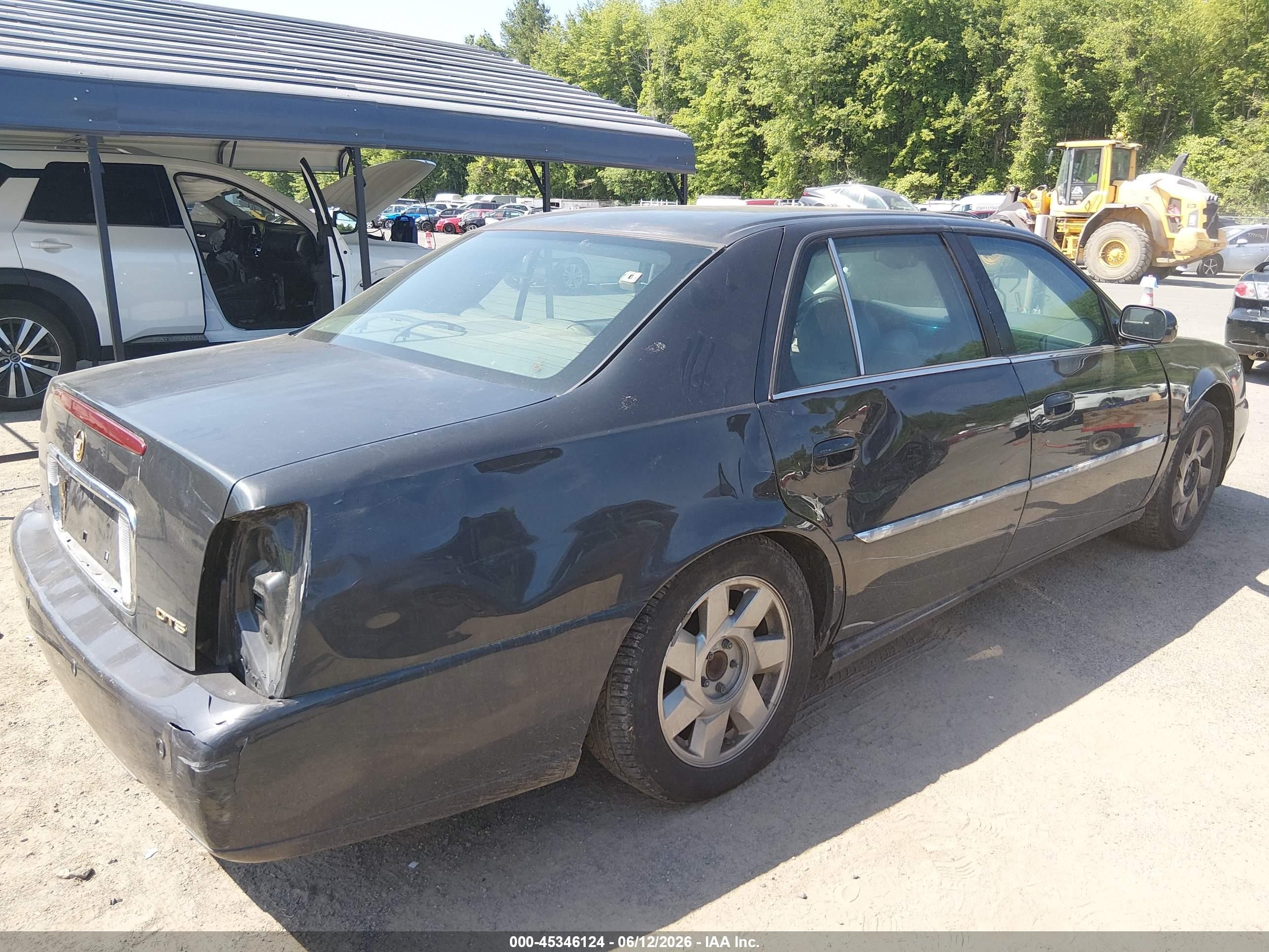 2002 Cadillac Deville Dts Gray vin: 1G6KF57992U247458