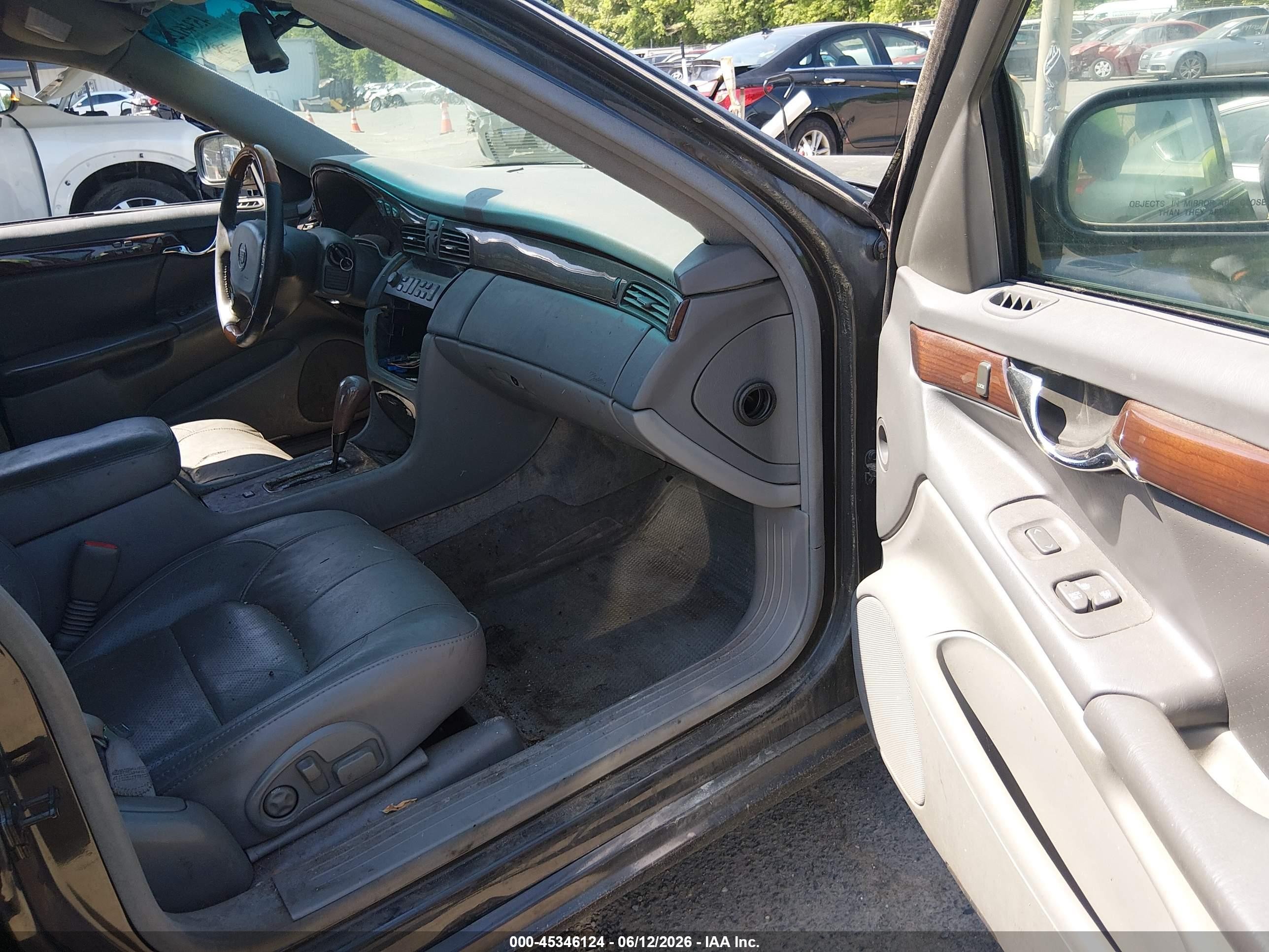 2002 Cadillac Deville Dts Gray vin: 1G6KF57992U247458