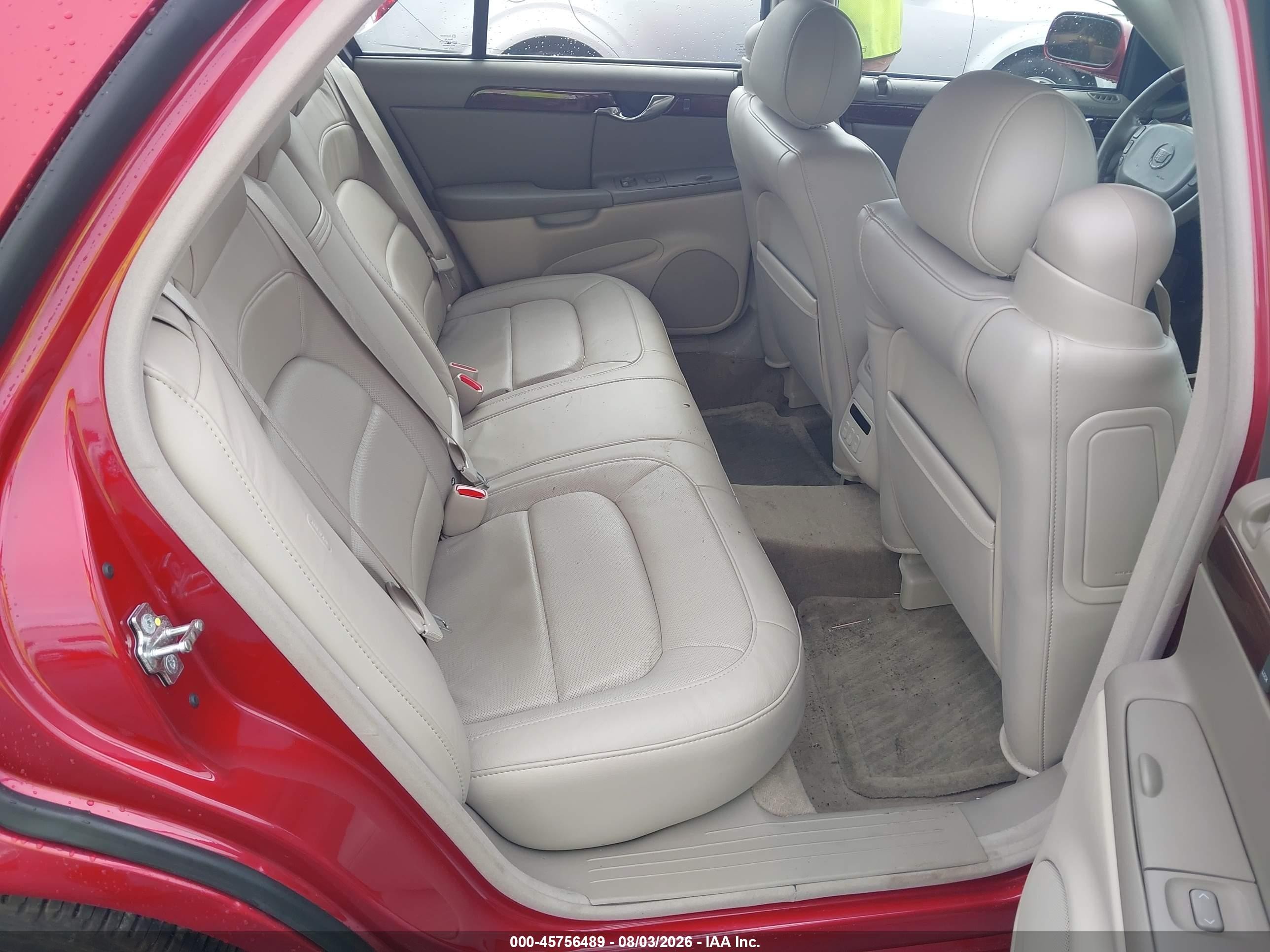 2004 Cadillac Deville Dts Red vin: 1G6KF57994U220179