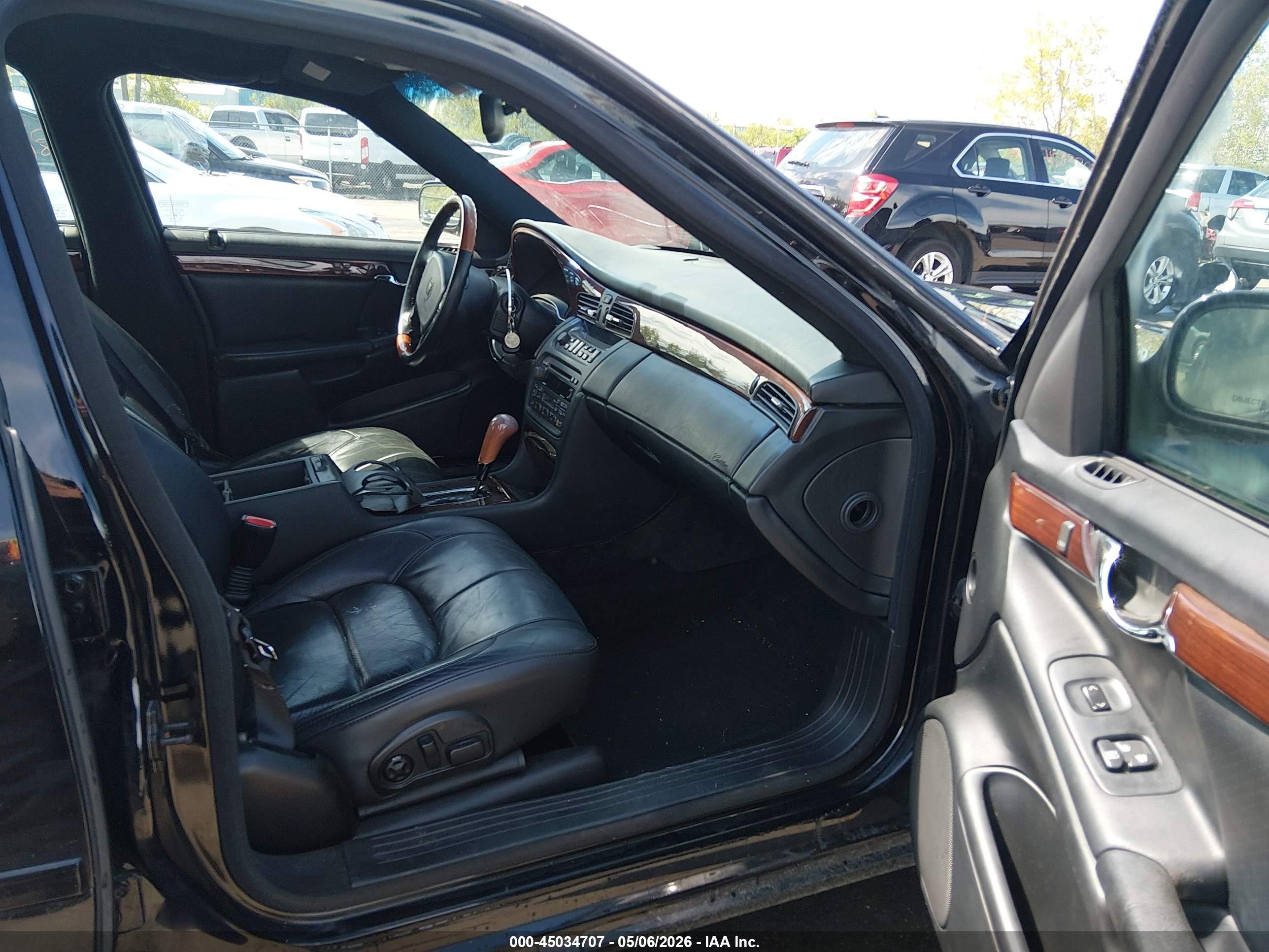 2000 Cadillac Deville Dts Black vin: 1G6KF5799YU223072