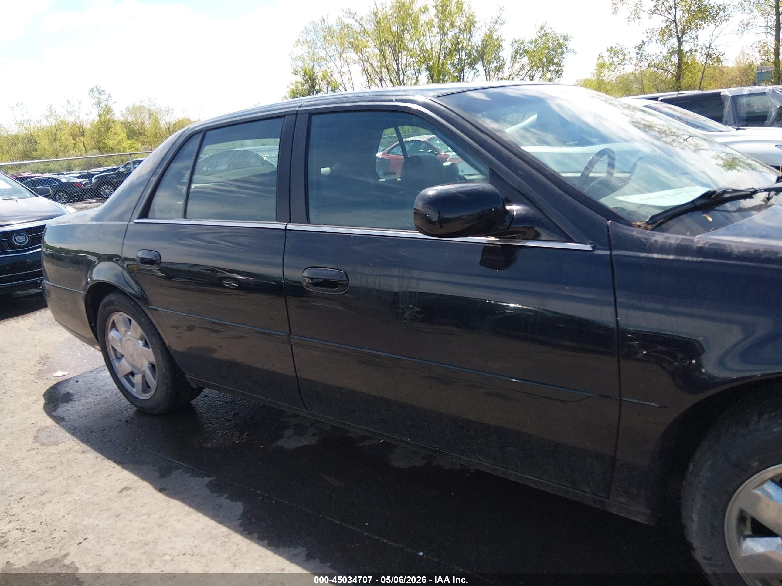 2000 Cadillac Deville Dts Black vin: 1G6KF5799YU223072