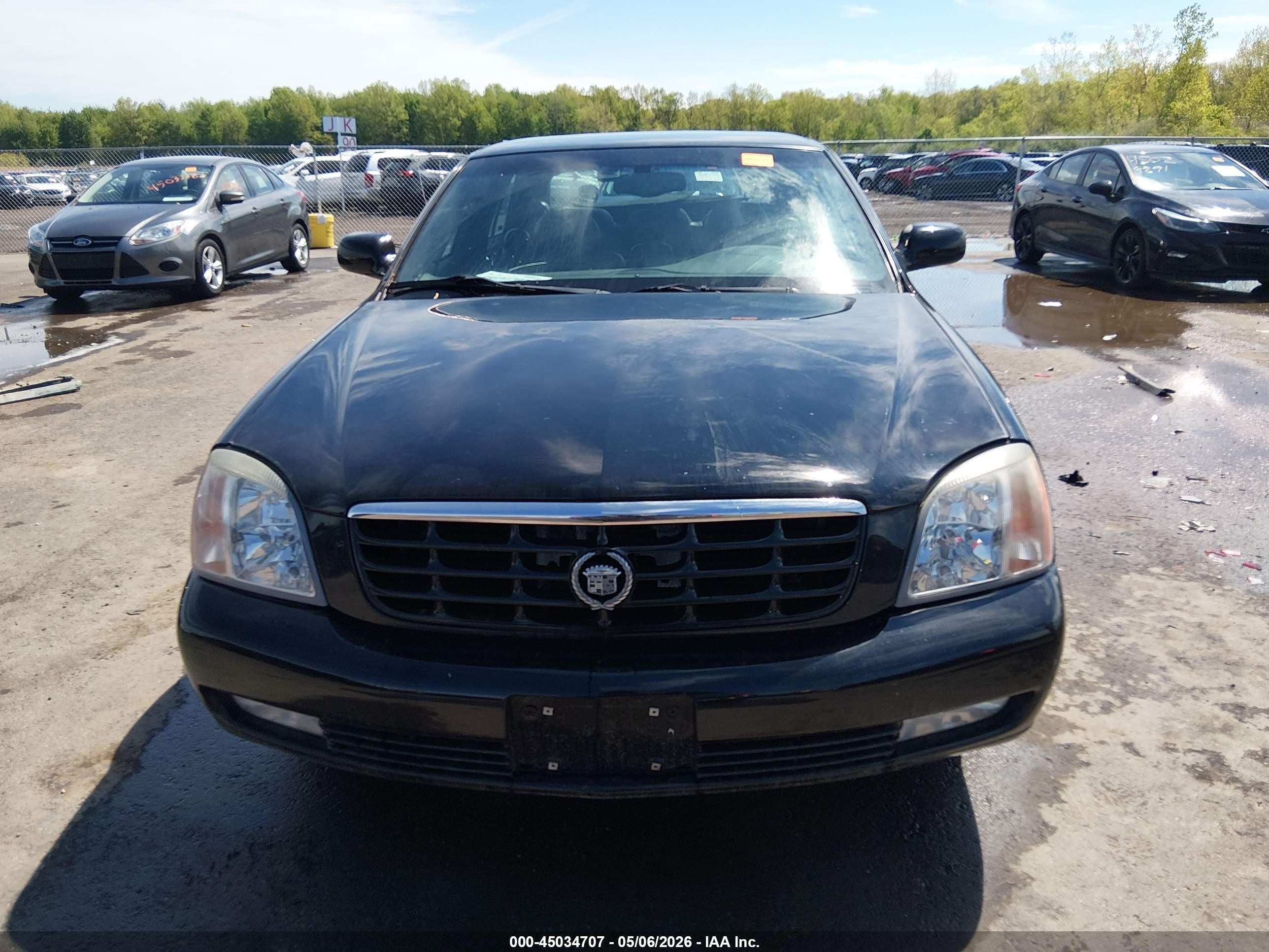 2000 Cadillac Deville Dts Black vin: 1G6KF5799YU223072