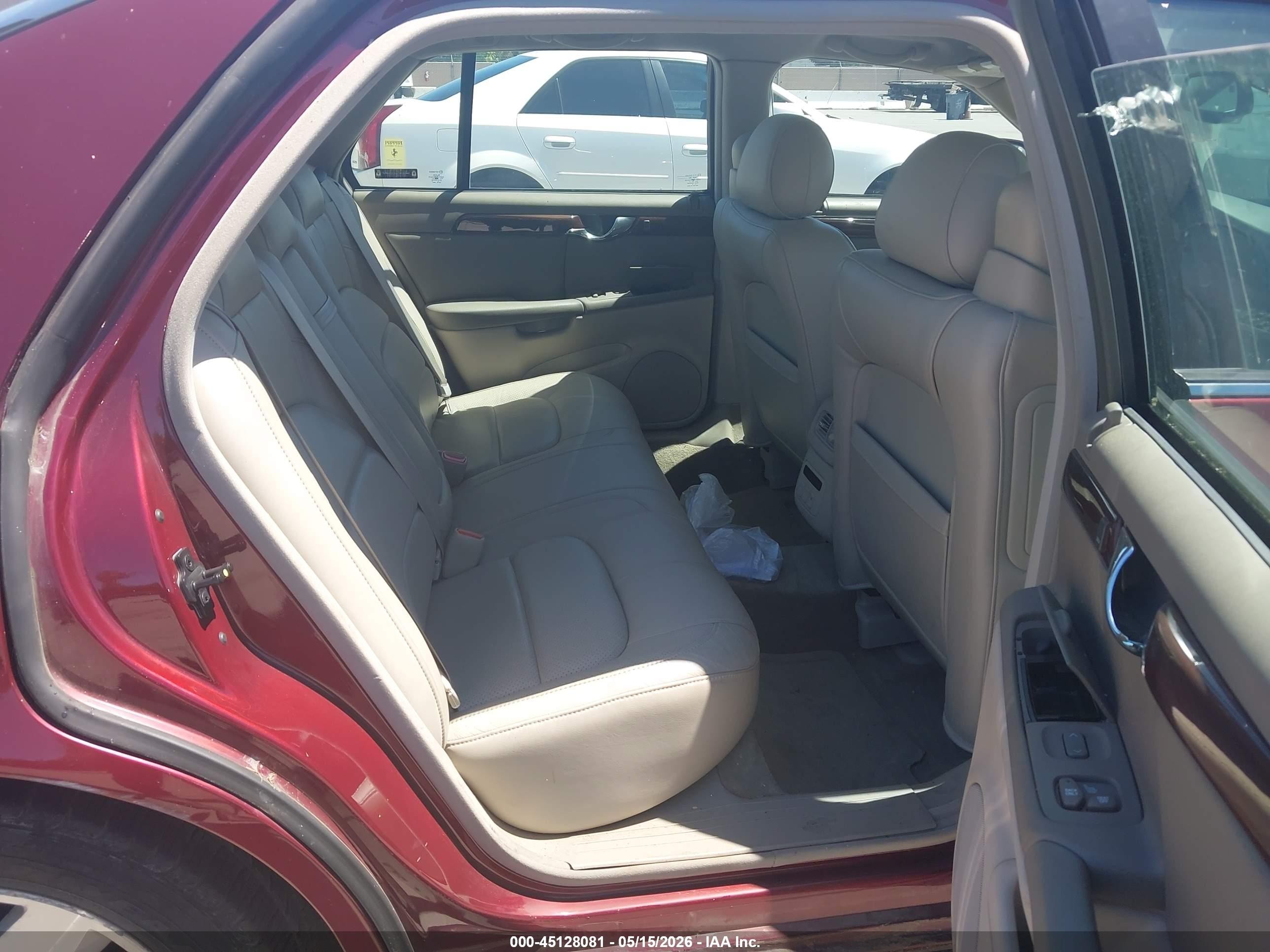 2002 Cadillac Deville Dts Red vin: 1G6KF579X2U232225