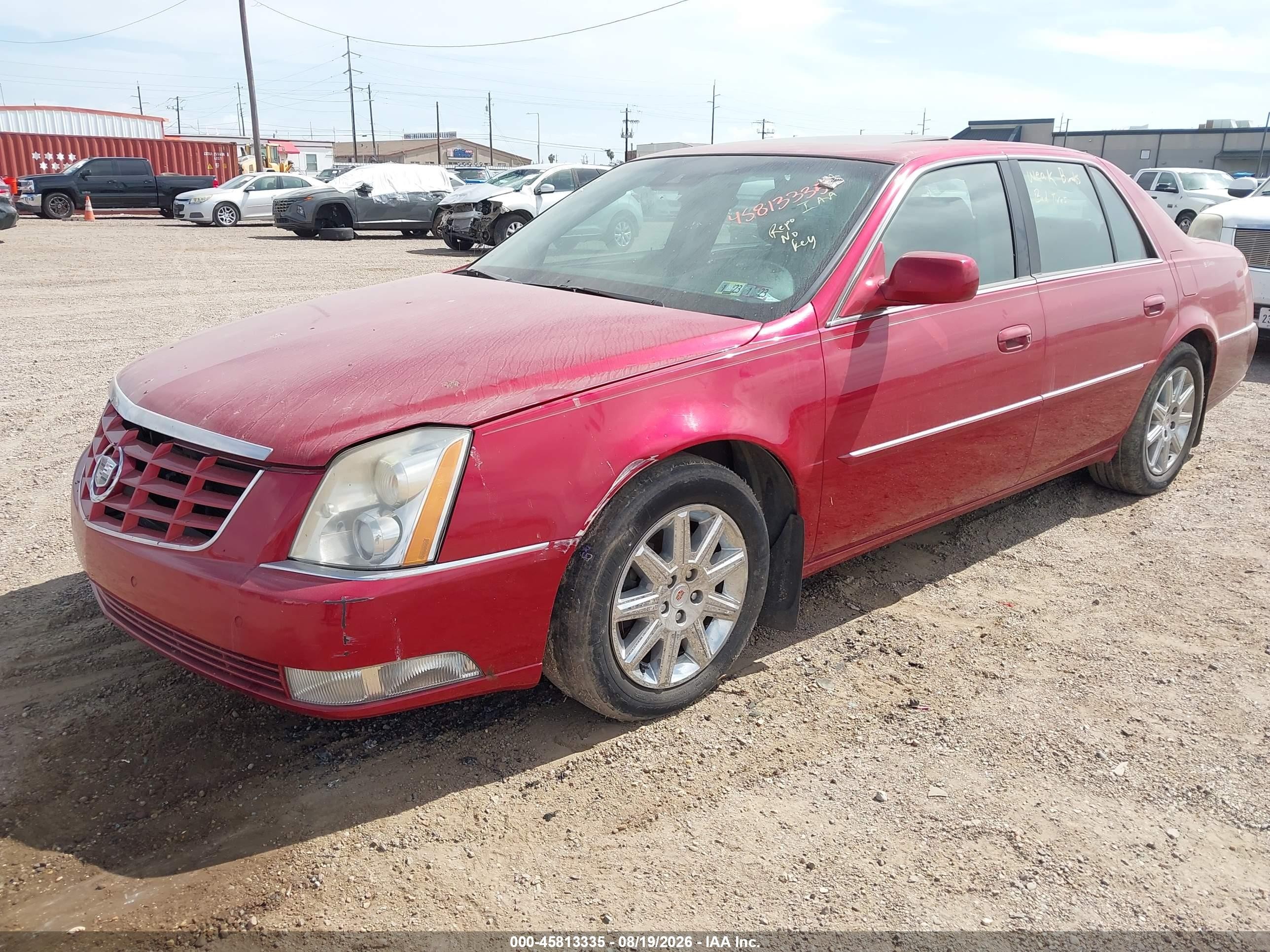 2011 Cadillac Dts Premium Collection Red vin: 1G6KH5E62BU118335