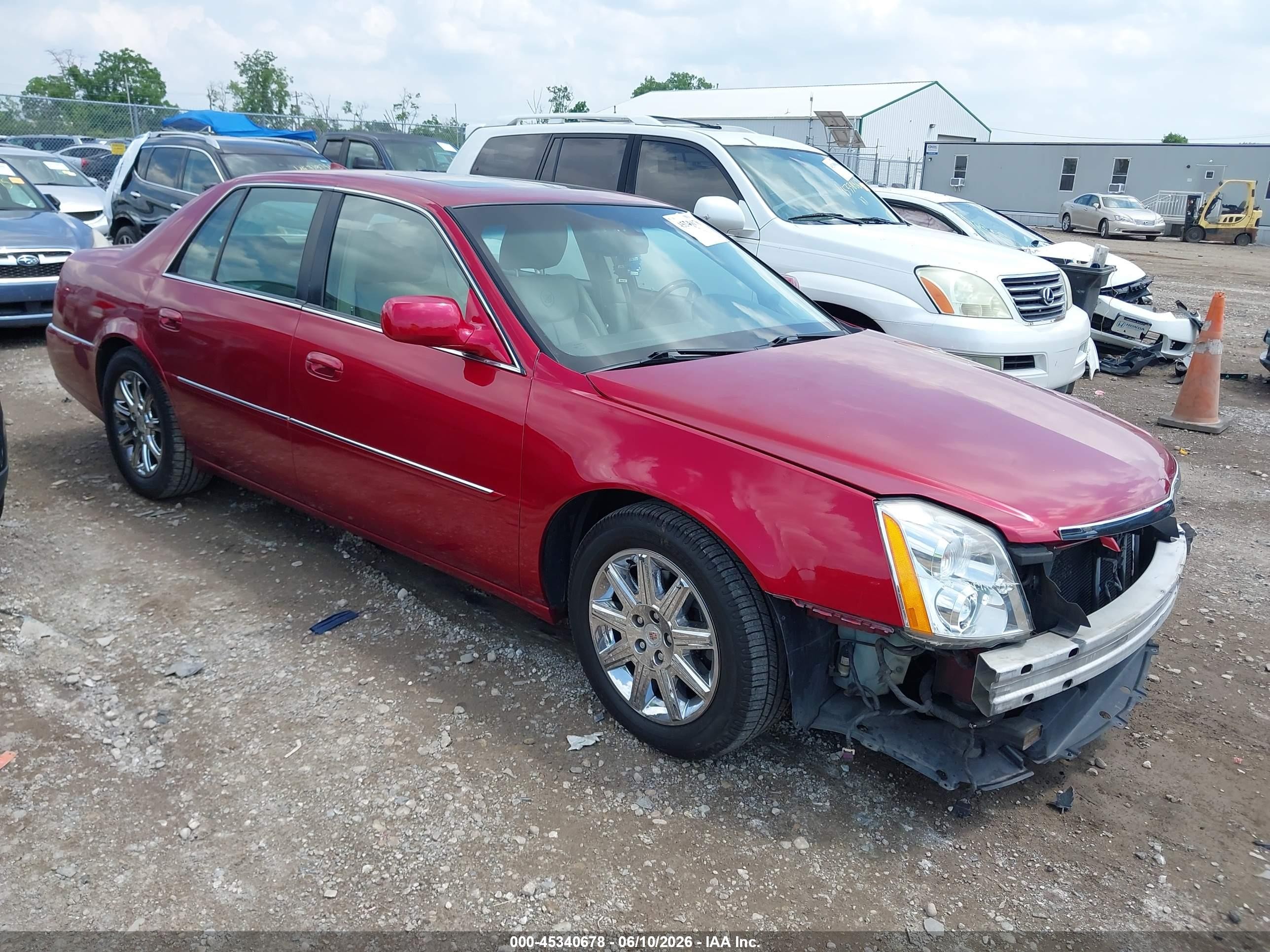 2011 Cadillac Dts Premium Collection Red vin: 1G6KH5E62BU145891