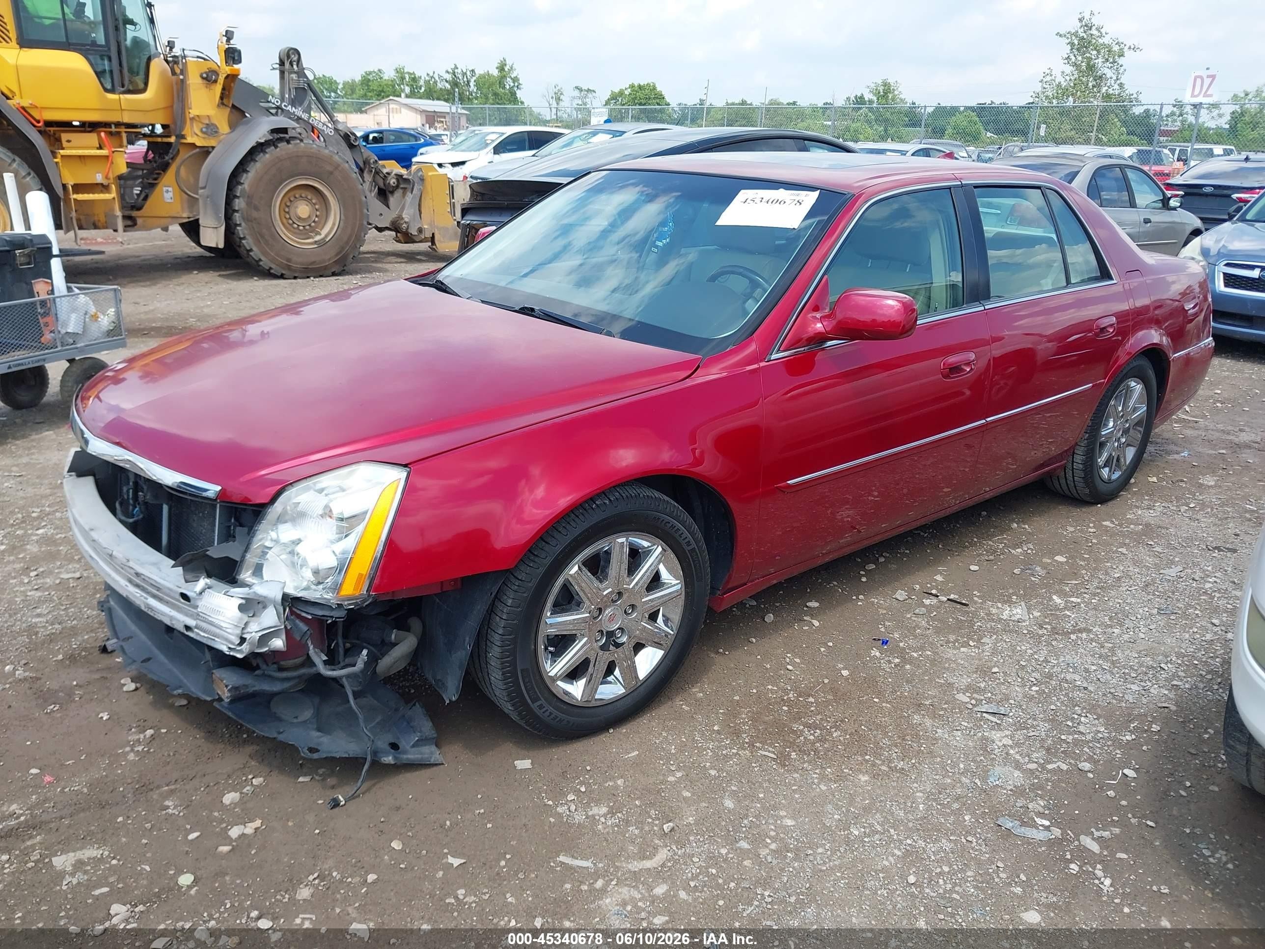 2011 Cadillac Dts Premium Collection Red vin: 1G6KH5E62BU145891