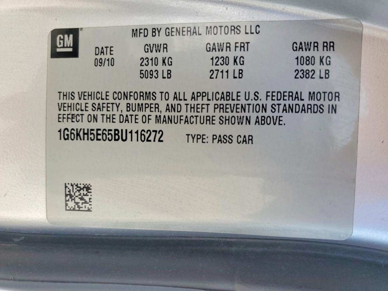 2011 Cadillac Dts Premium Collection Silver vin: 1G6KH5E65BU116272