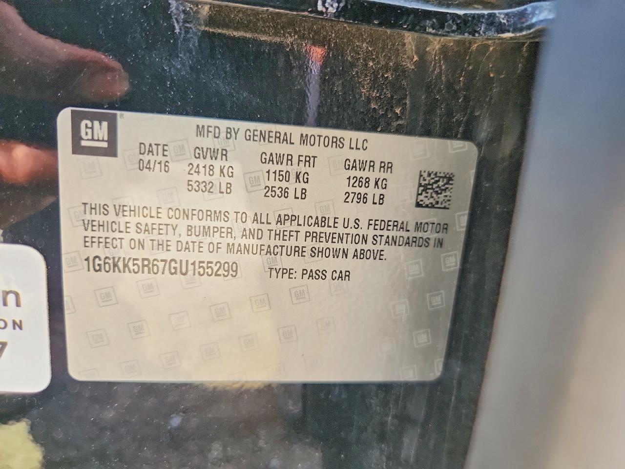 2016 Cadillac Ct6 Platinum Black vin: 1G6KK5R67GU155299