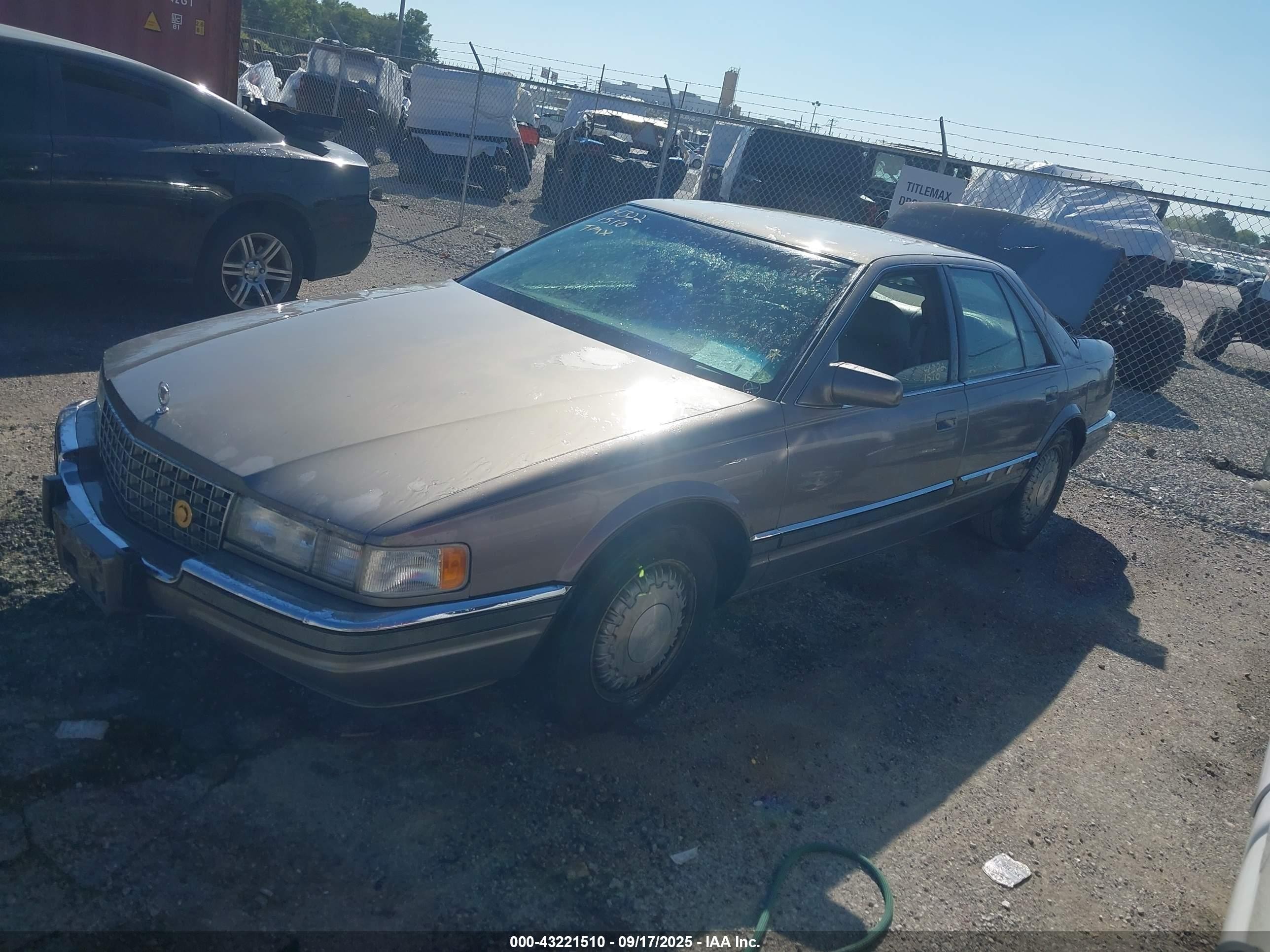 1993 Cadillac Seville   Brown vin: 1G6KS52B5PU805433