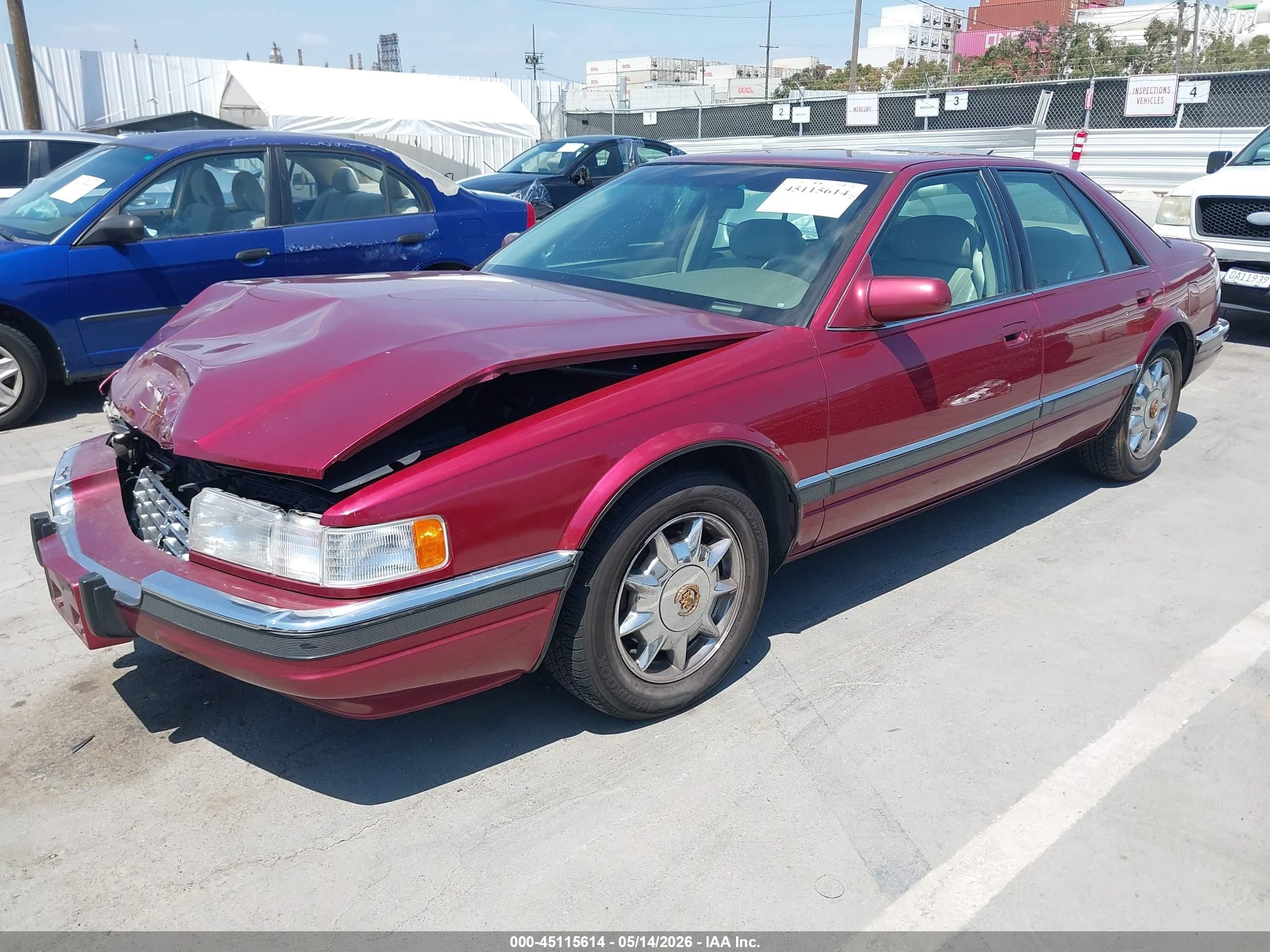 1997 Cadillac Seville Sls Burgundy vin: 1G6KS52Y2VU816911