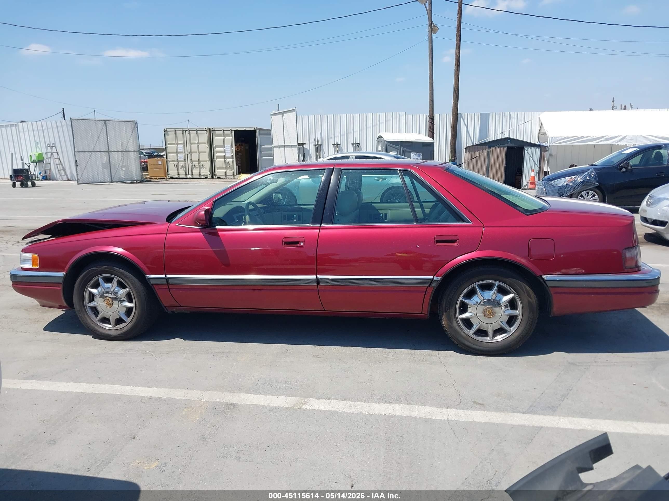 1997 Cadillac Seville Sls Burgundy vin: 1G6KS52Y2VU816911