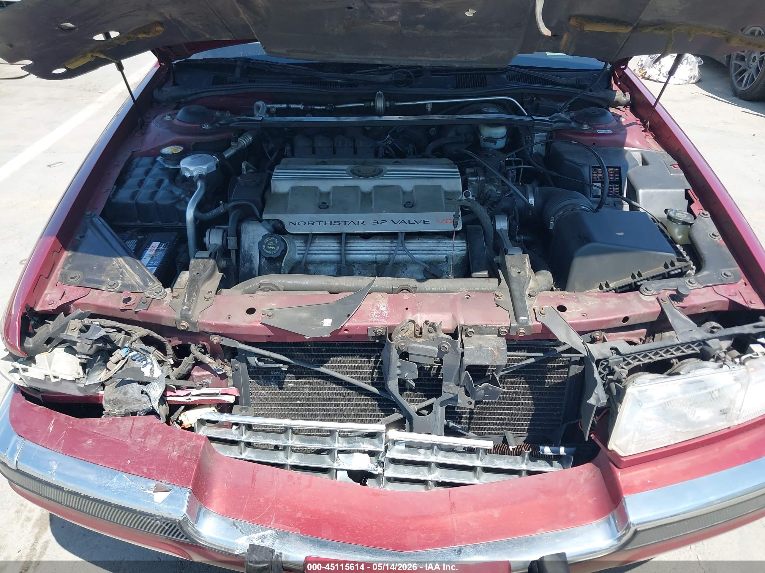 1997 Cadillac Seville Sls Burgundy vin: 1G6KS52Y2VU816911