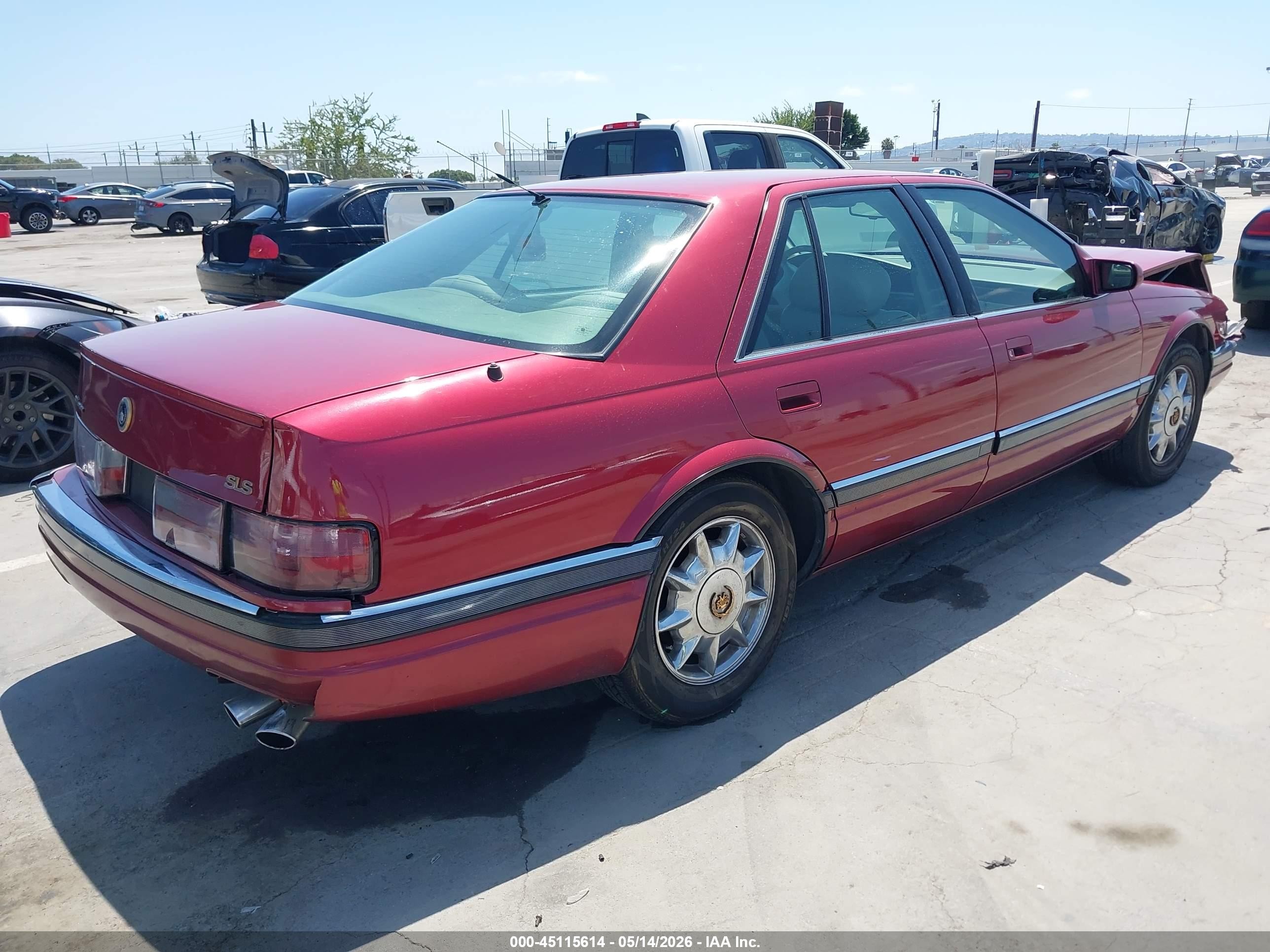 1997 Cadillac Seville Sls Burgundy vin: 1G6KS52Y2VU816911