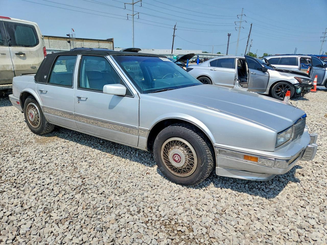1990 Cadillac Seville Silver vin: 1G6KS5333LU809255