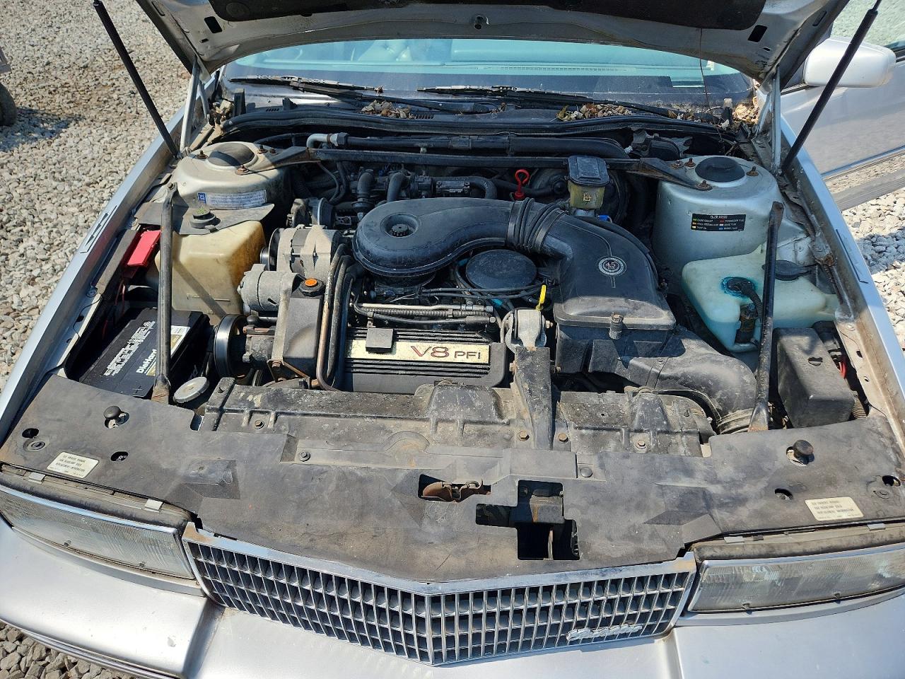 1990 Cadillac Seville Silver vin: 1G6KS5333LU809255