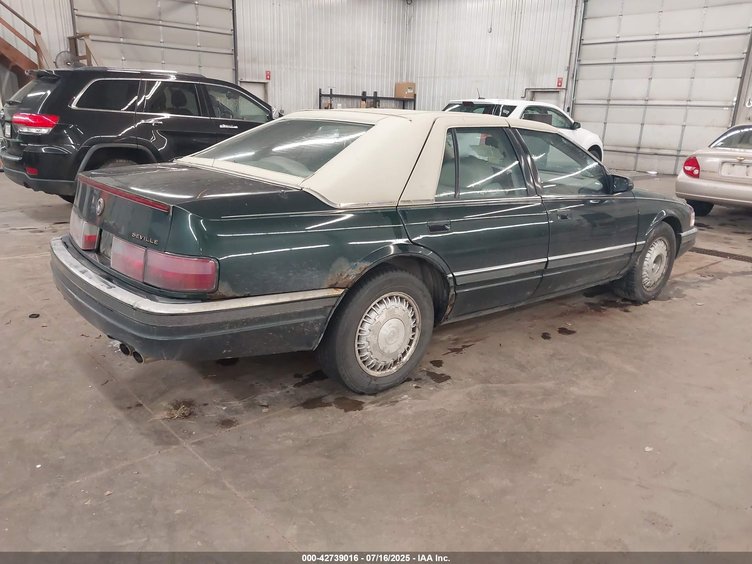 1992 Cadillac Seville   Green vin: 1G6KS53B2NU816546