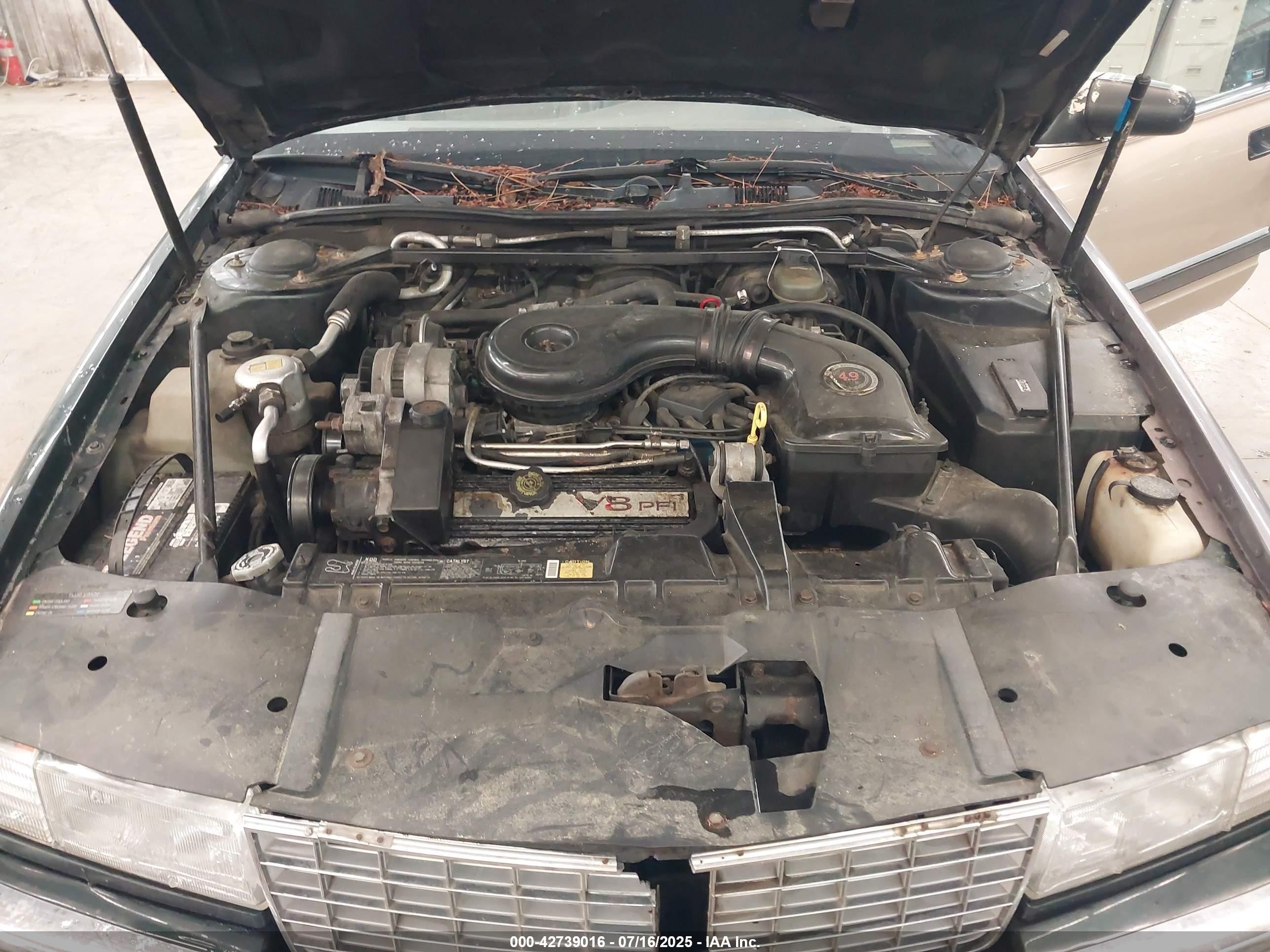1992 Cadillac Seville   Green vin: 1G6KS53B2NU816546