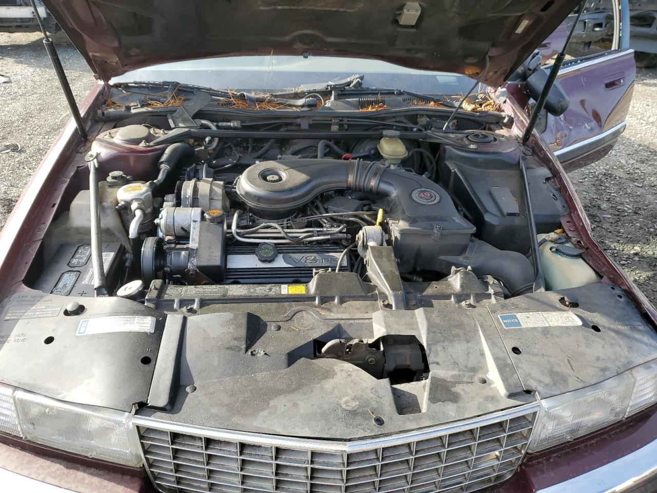 1992 Cadillac Seville Burgundy vin: 1G6KS53B5NU802088