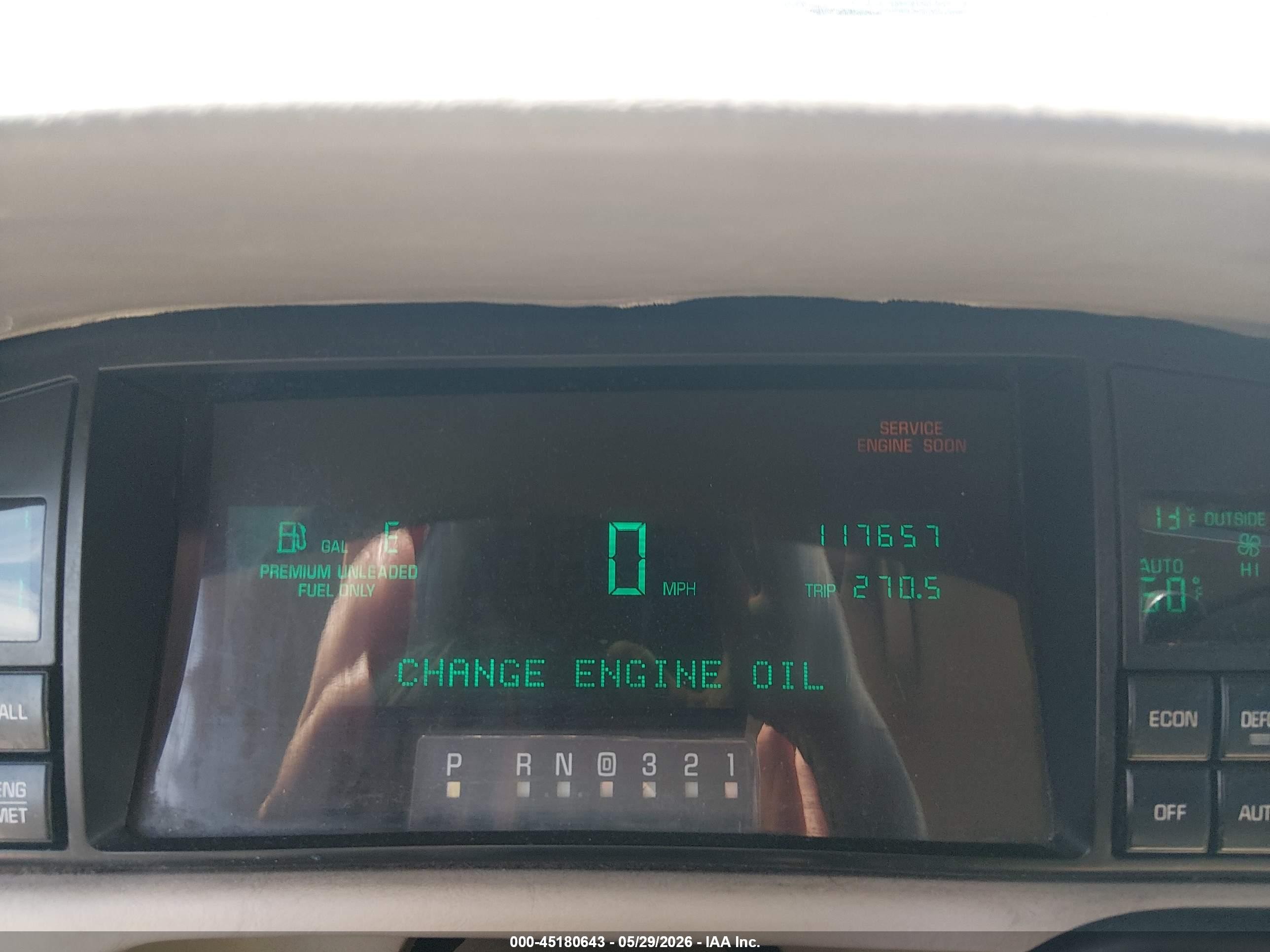 1992 Cadillac Seville   Tan vin: 1G6KS53B9NU814809
