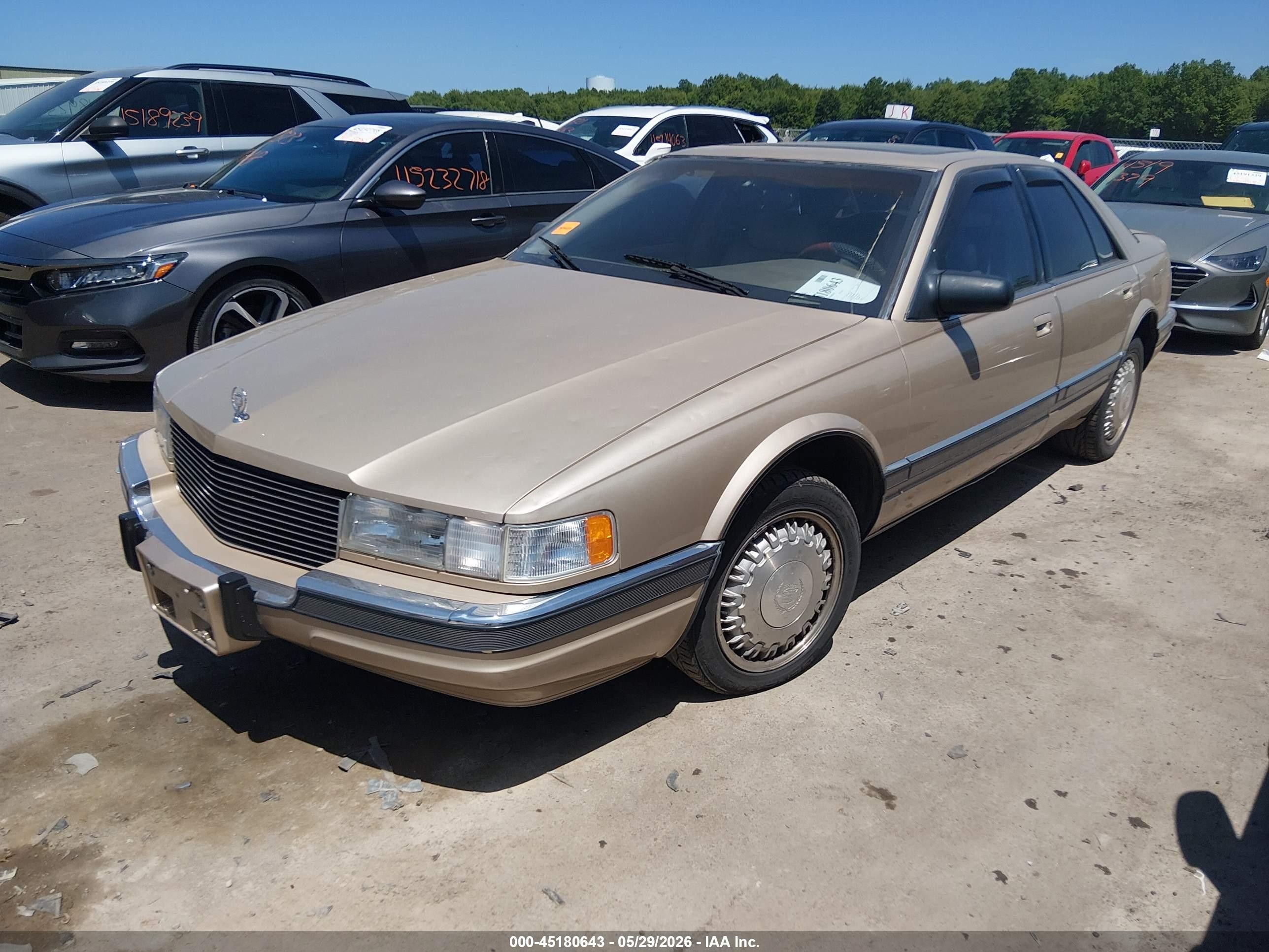 1992 Cadillac Seville   Tan vin: 1G6KS53B9NU814809