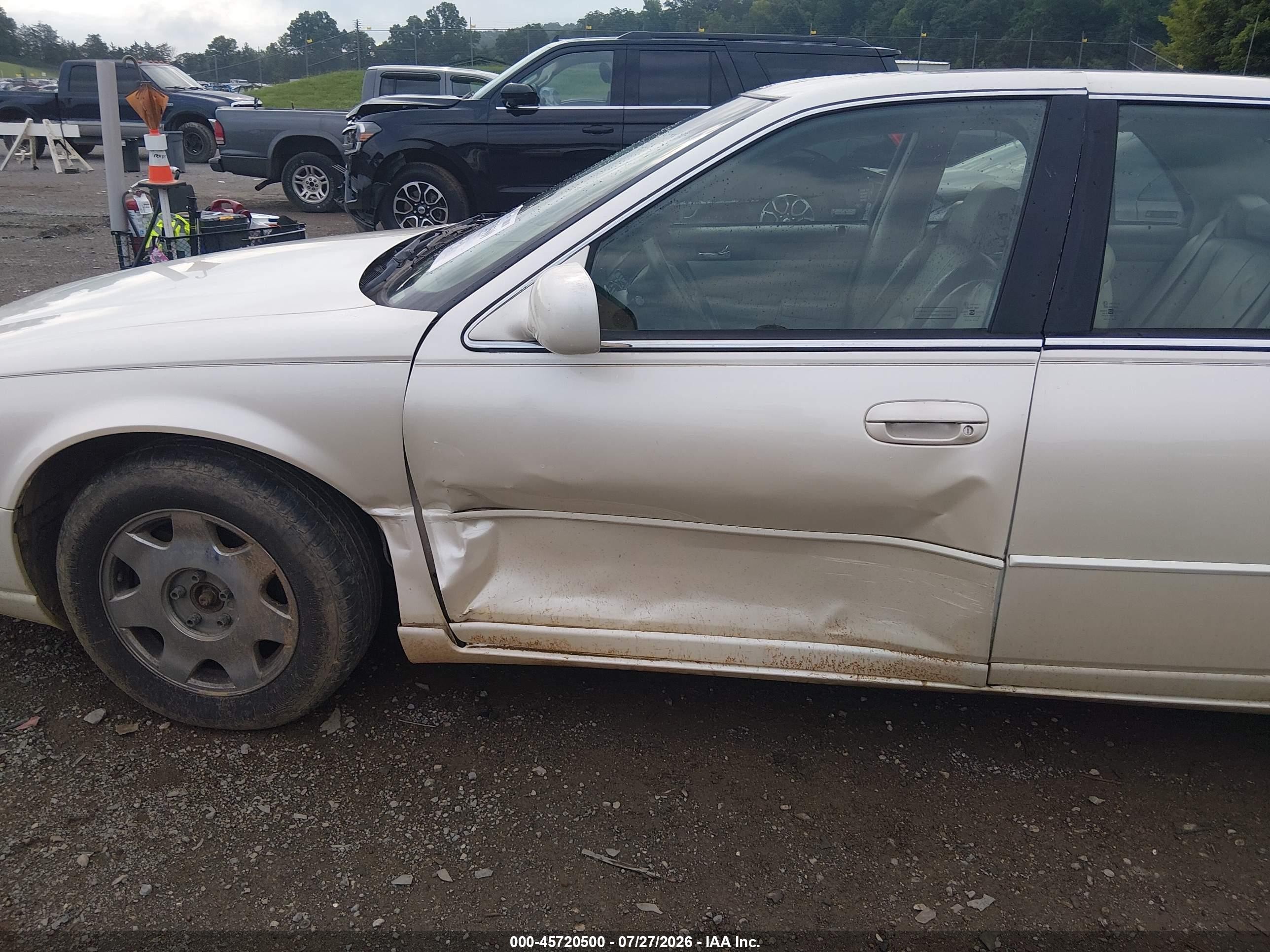 2003 Cadillac Seville Sls White vin: 1G6KS54Y33U110055