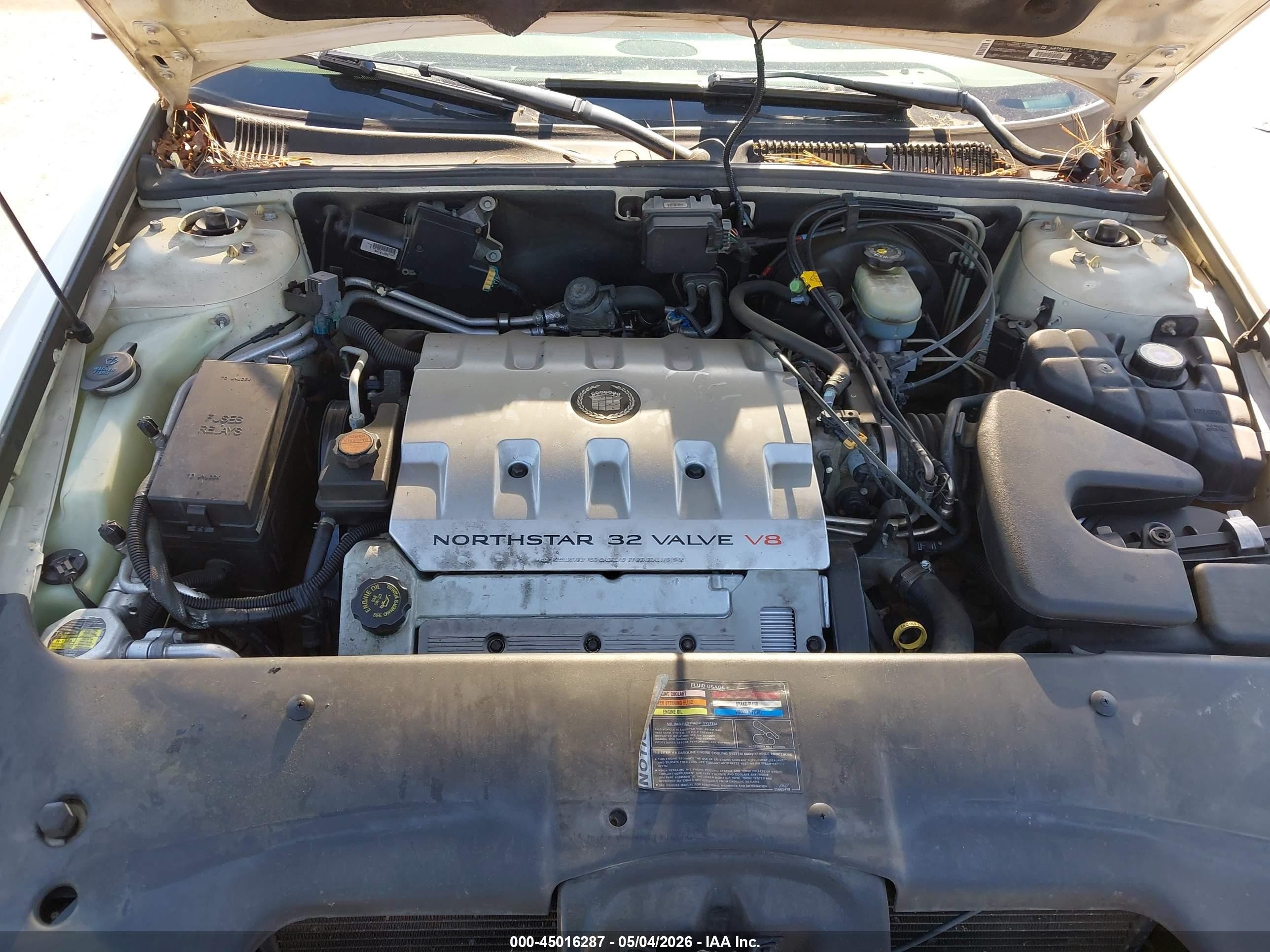 2001 Cadillac Seville Sls W/tx7 White vin: 1G6KS54Y71U260666