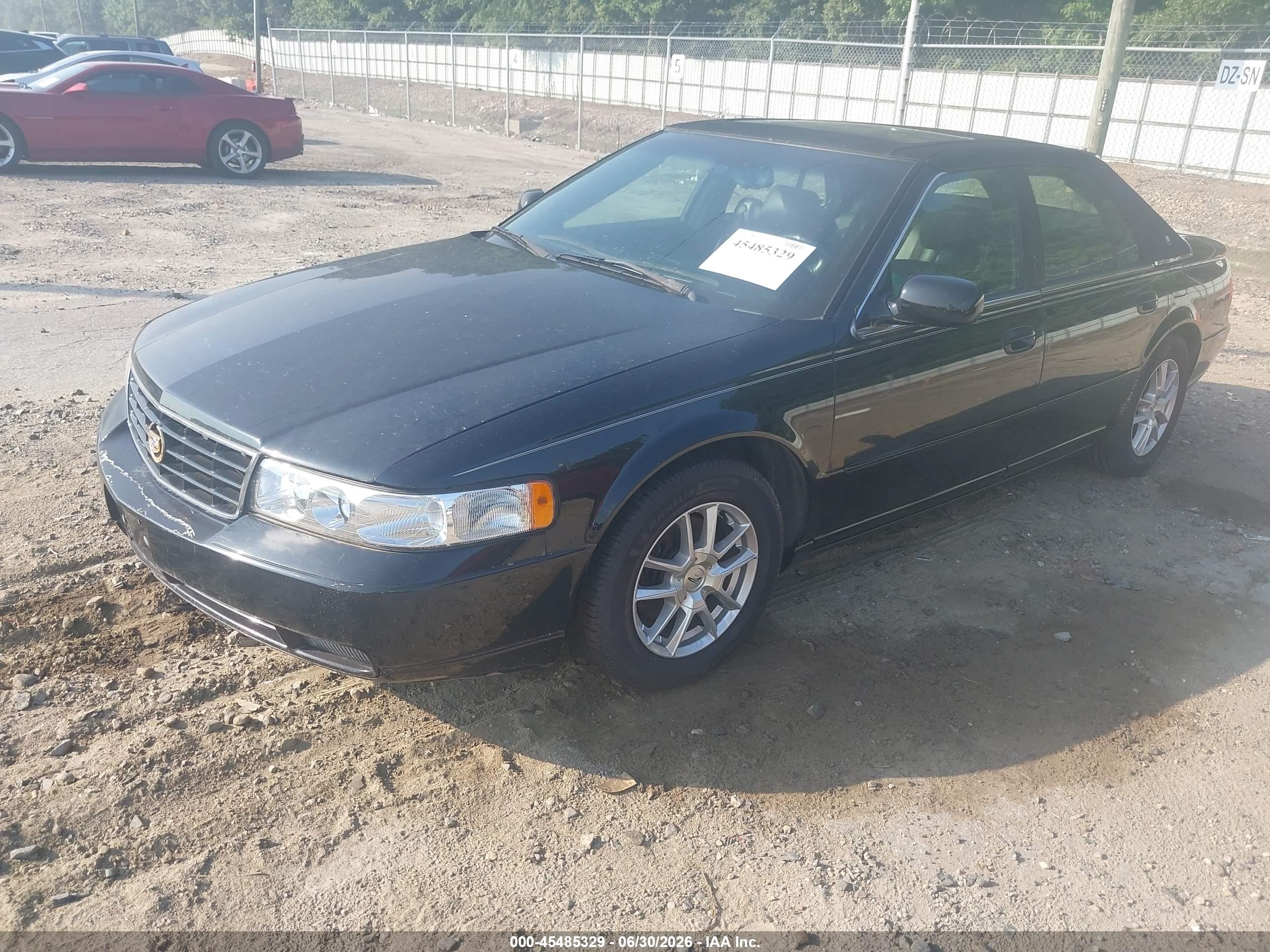 2002 Cadillac Seville Sls Black vin: 1G6KS54YX2U287524