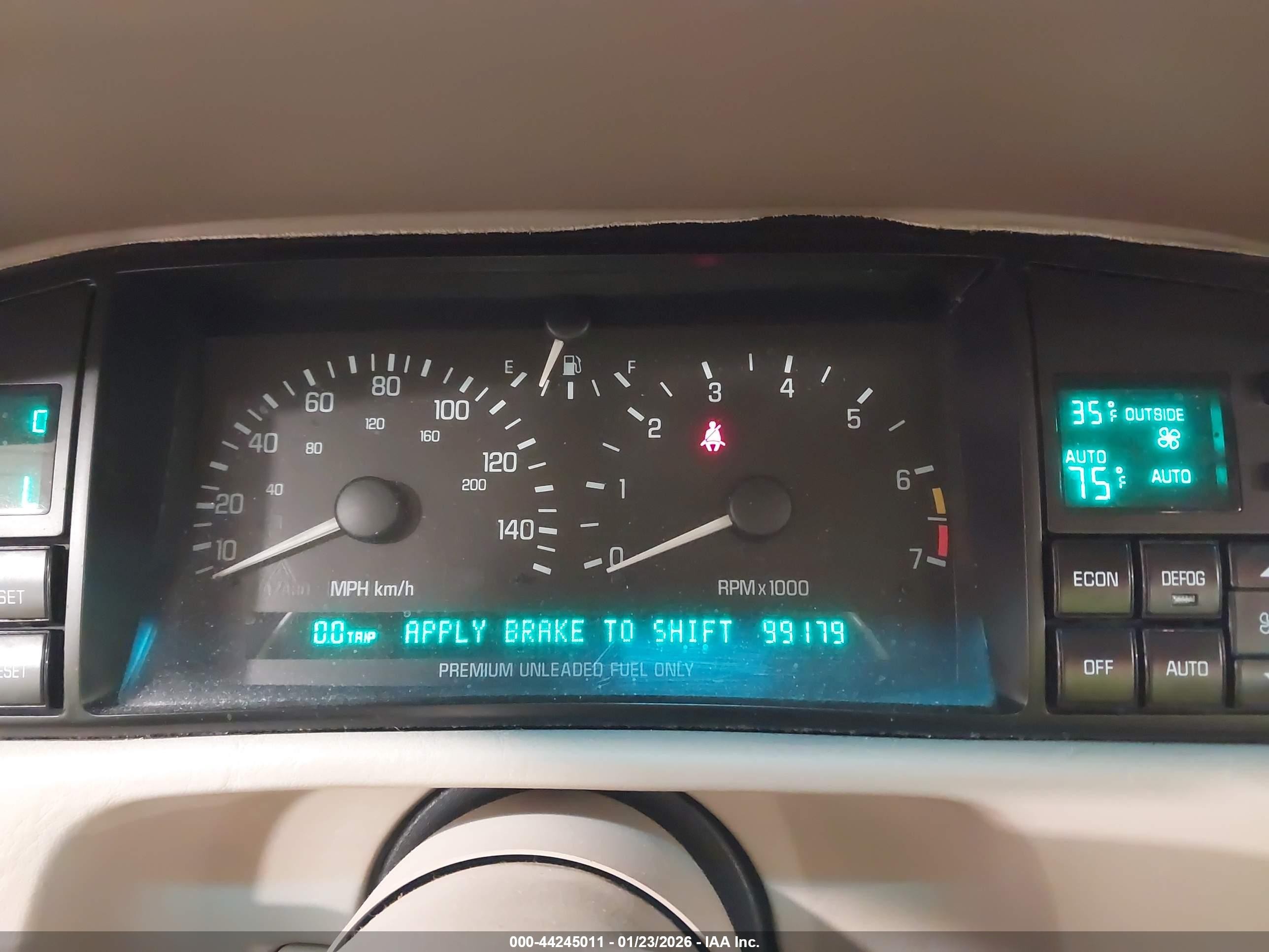 1994 Cadillac Seville Sts Red vin: 1G6KY5294RU820567