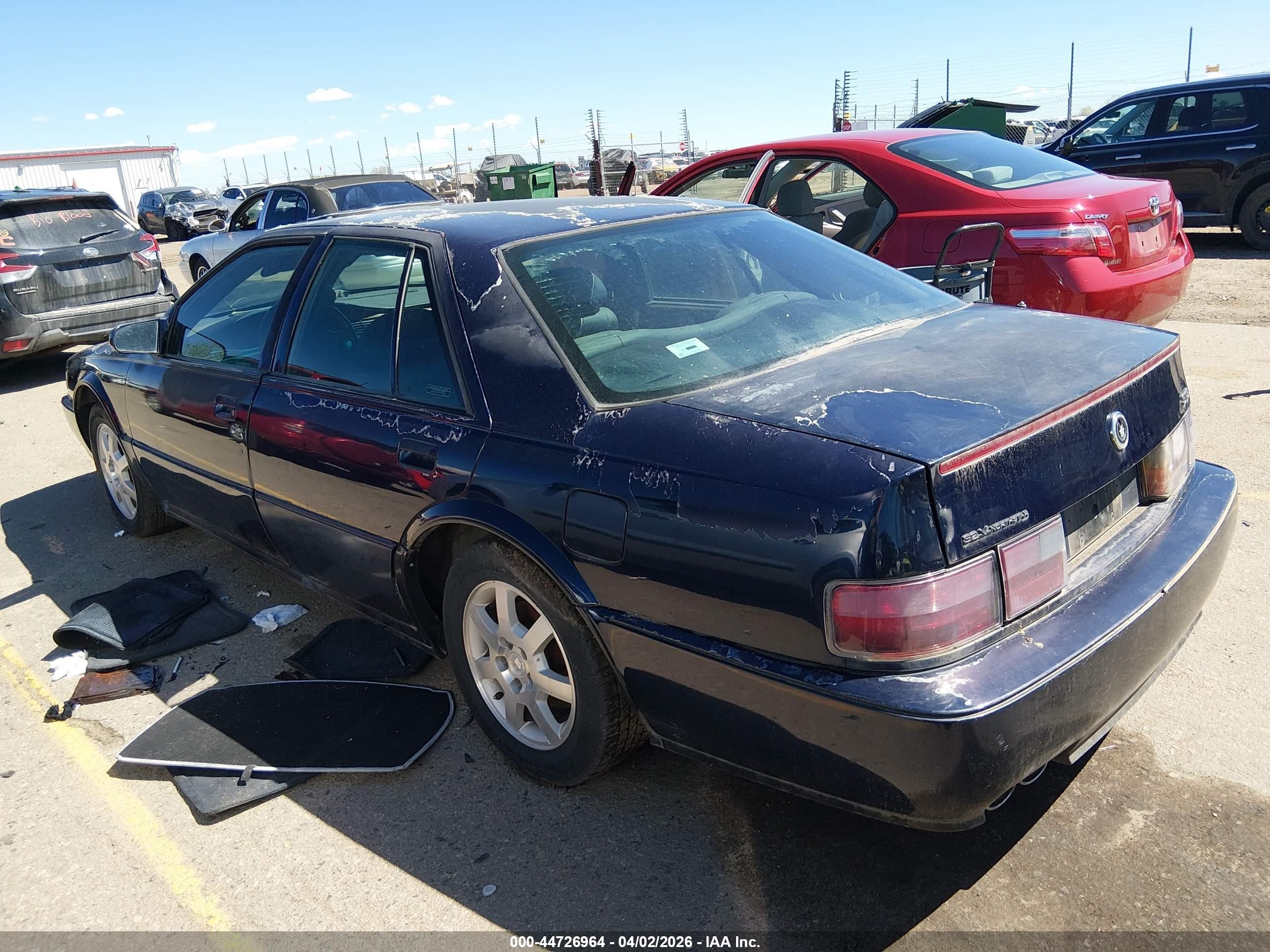 1997 Cadillac Seville Sts Blue vin: 1G6KY5296VU817129