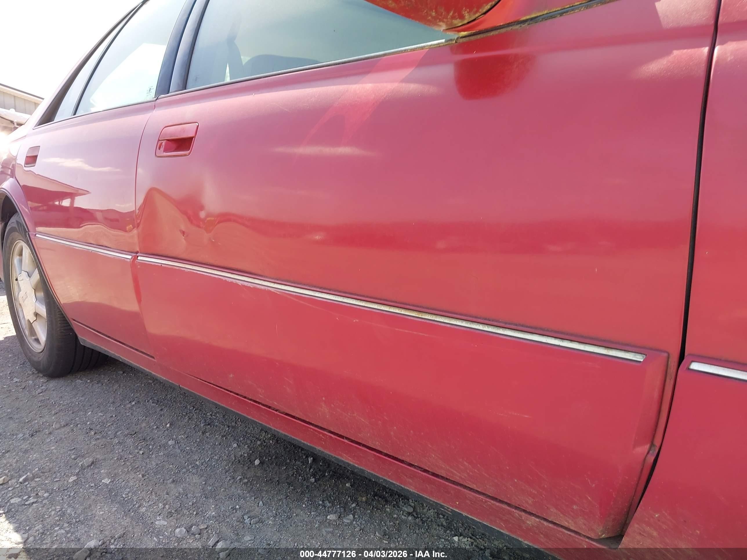 1997 Cadillac Seville Sts Red vin: 1G6KY5297VU806429
