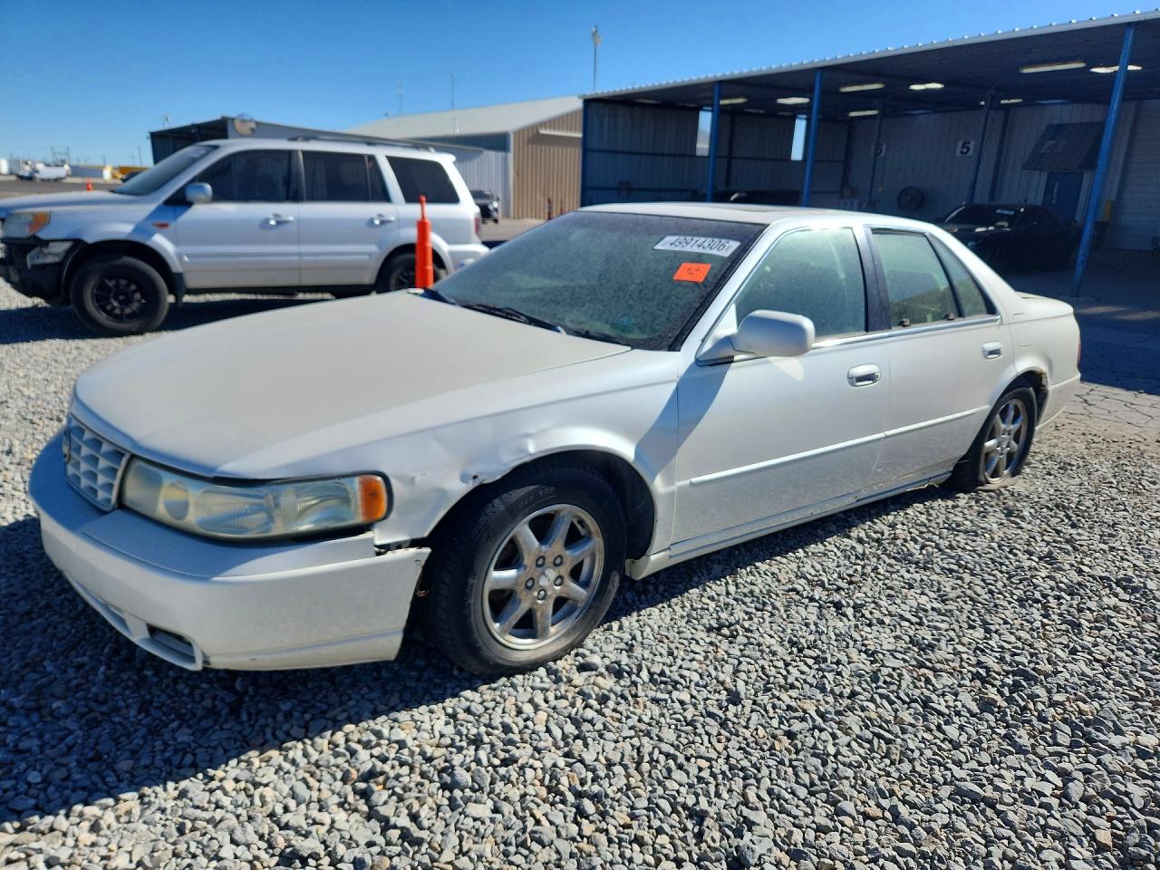2000 Cadillac Seville Sts Белый vin: 1G6KY5490YU146493
