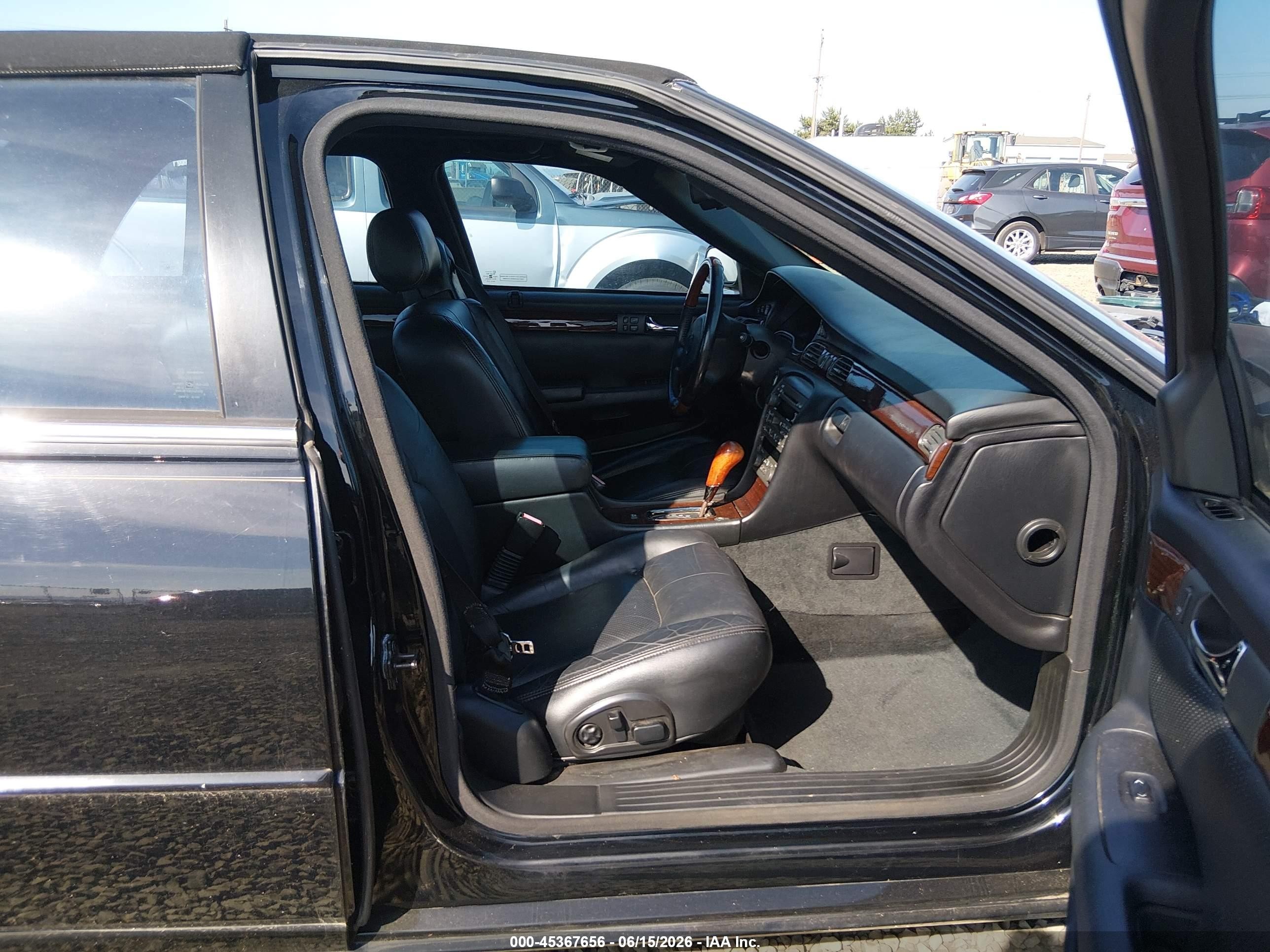 2002 Cadillac Seville Sts Черный vin: 1G6KY54992U169262