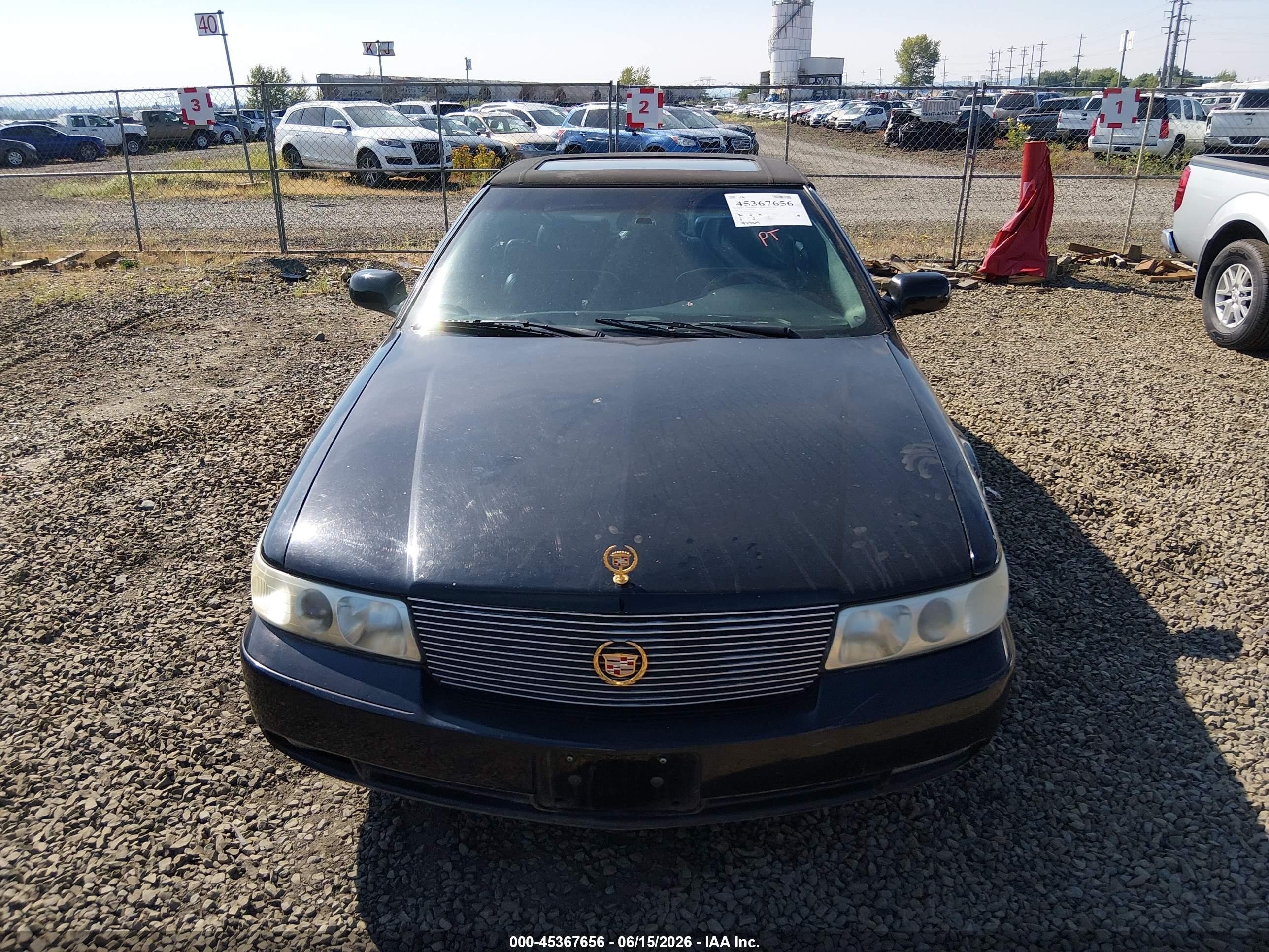 2002 Cadillac Seville Sts Черный vin: 1G6KY54992U169262