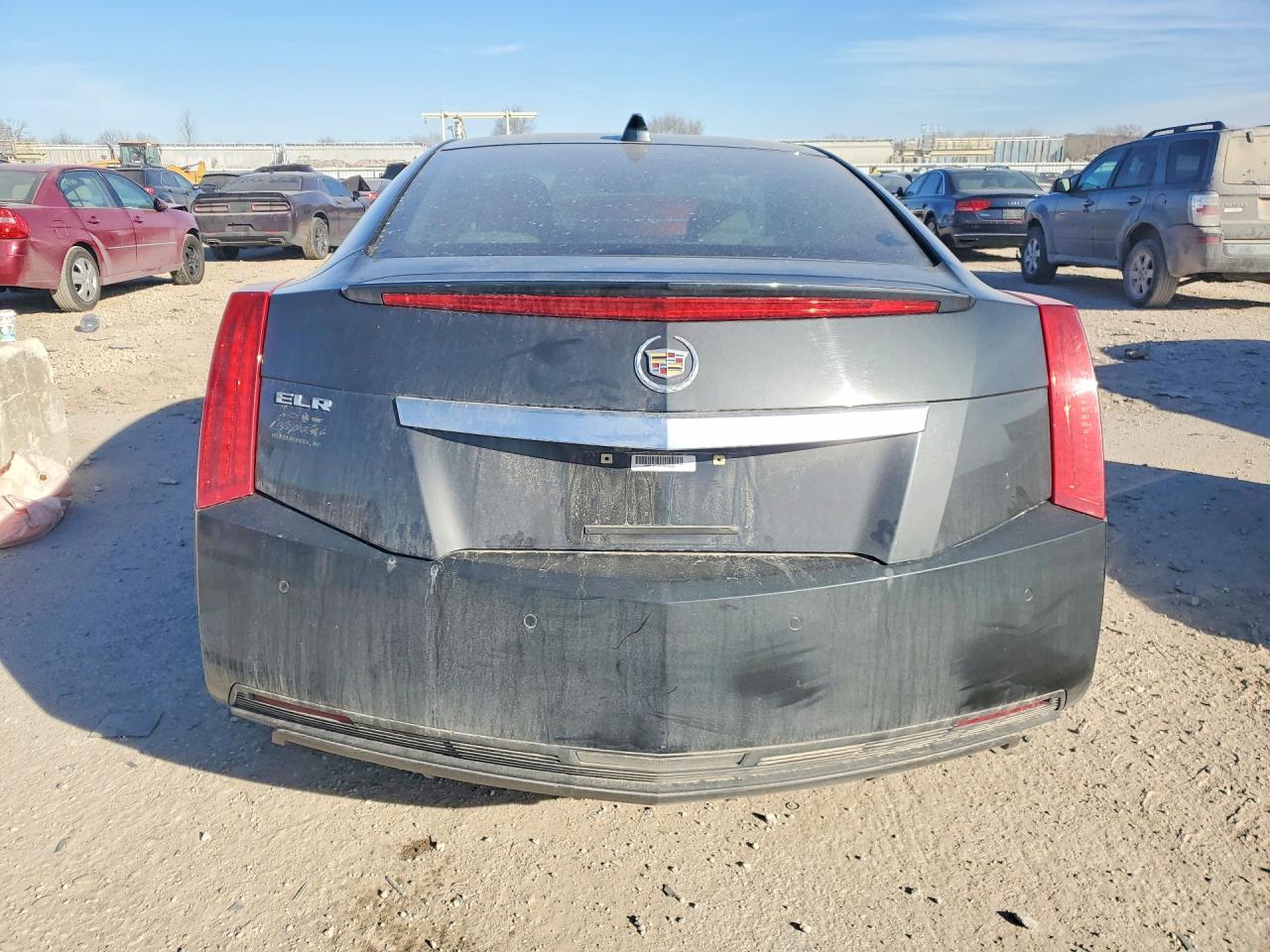 2014 Cadillac Elr Gray vin: 1G6RL1E43EU140322