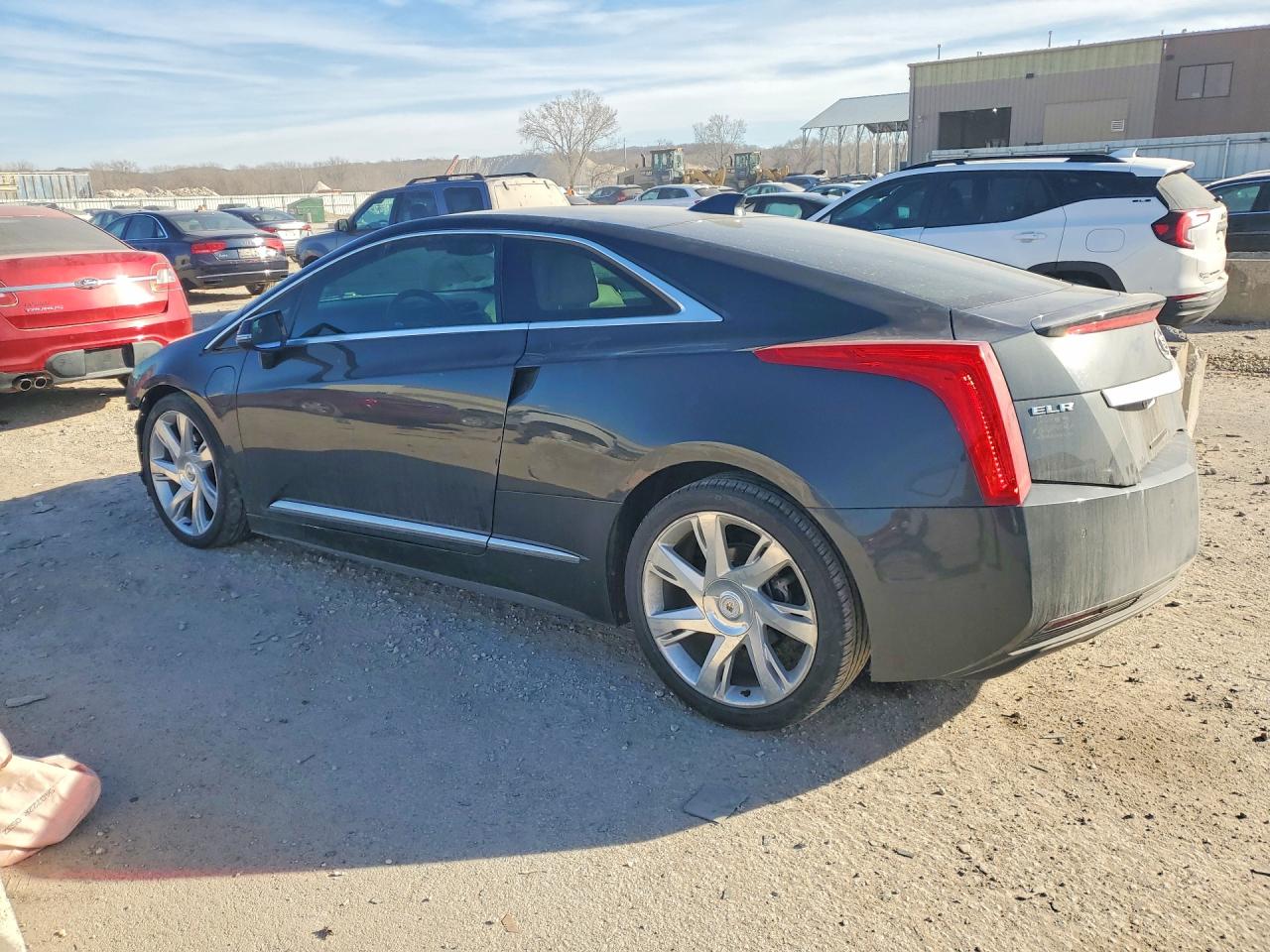 2014 Cadillac Elr Gray vin: 1G6RL1E43EU140322