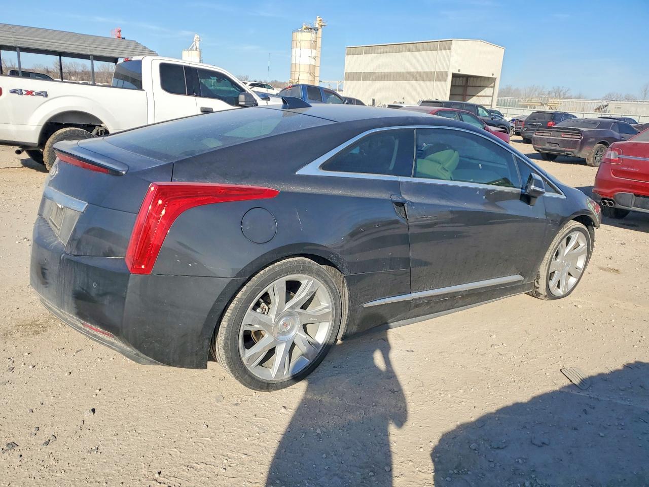 2014 Cadillac Elr Gray vin: 1G6RL1E43EU140322