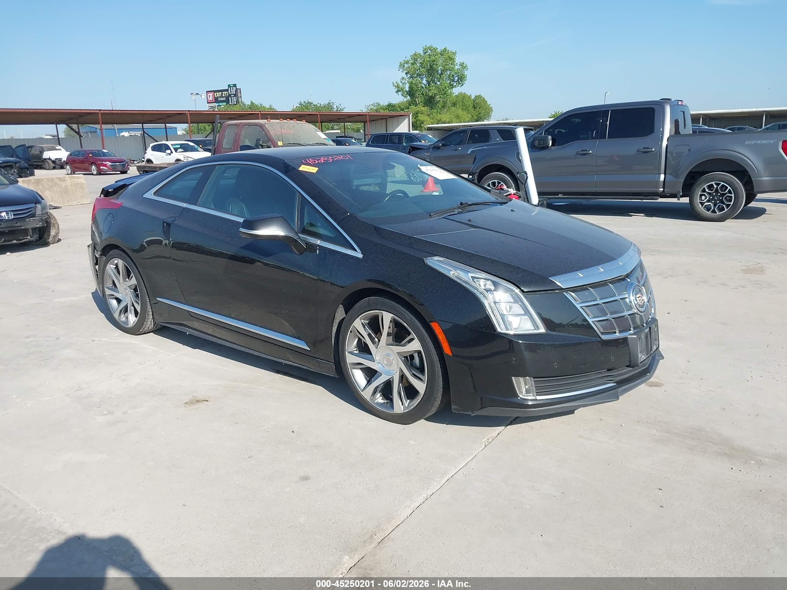 2014 Cadillac Elr Standard Black vin: 1G6RM1E48EU600488