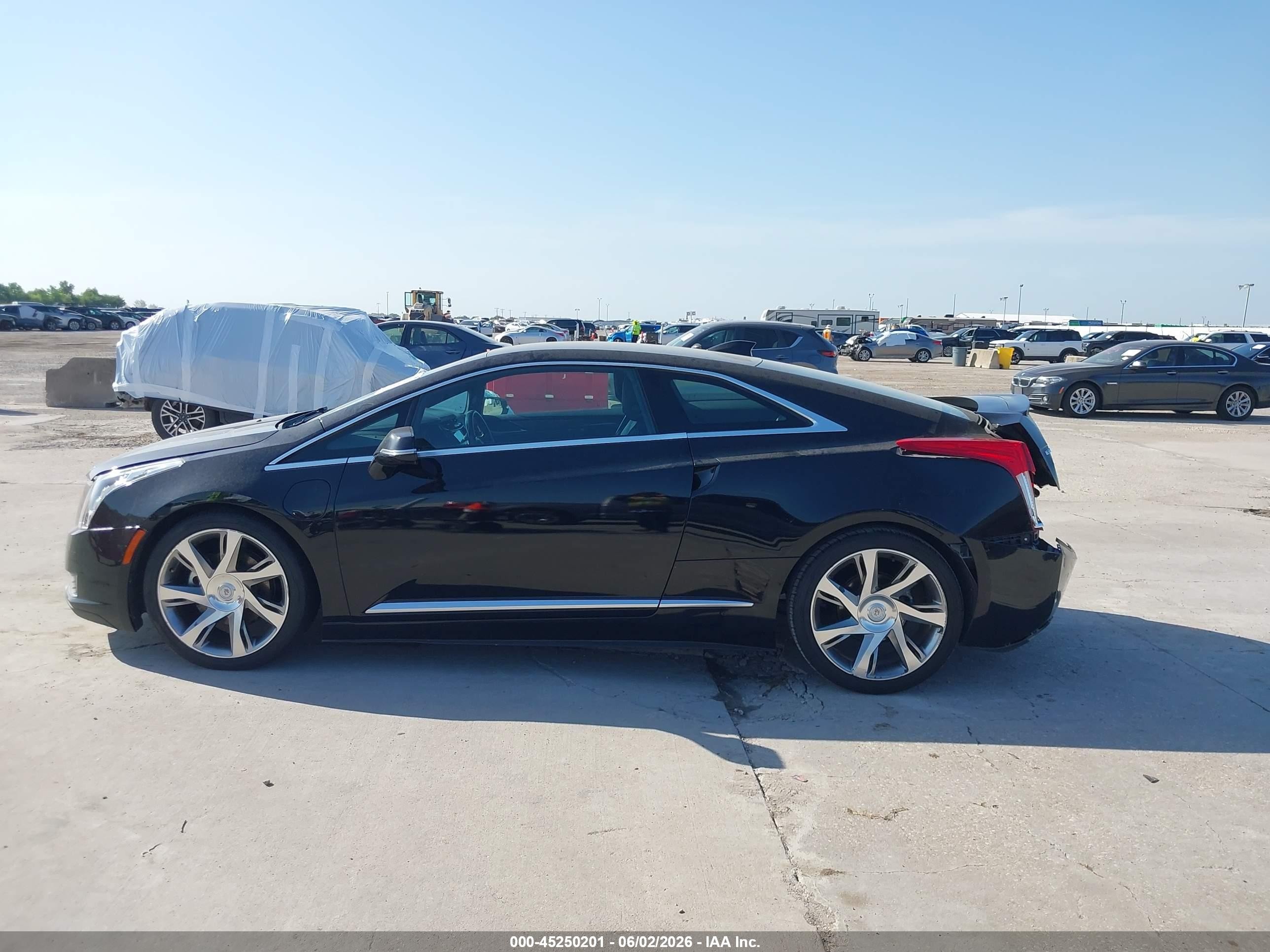 2014 Cadillac Elr Standard Черный vin: 1G6RM1E48EU600488