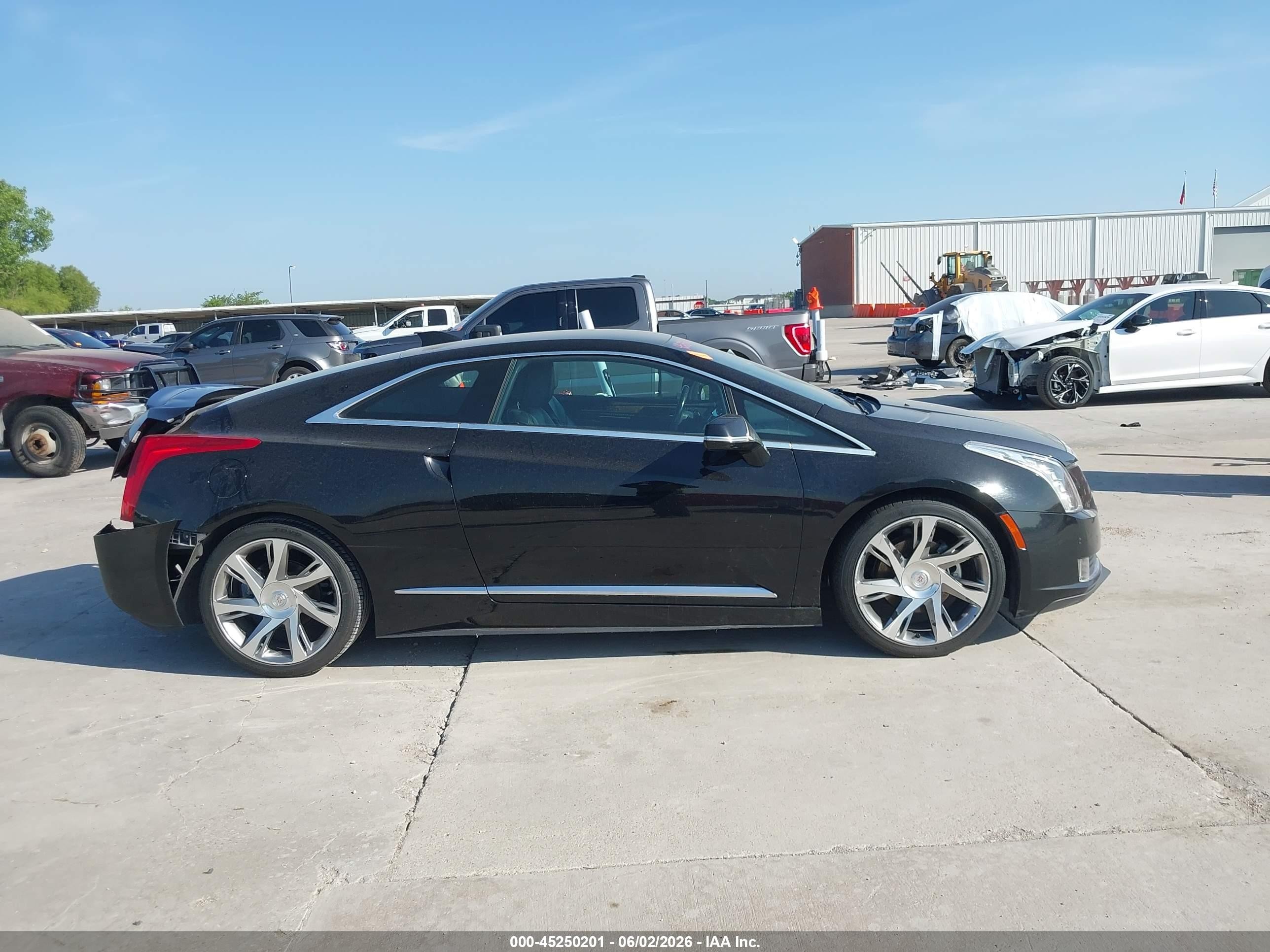 2014 Cadillac Elr Standard Черный vin: 1G6RM1E48EU600488
