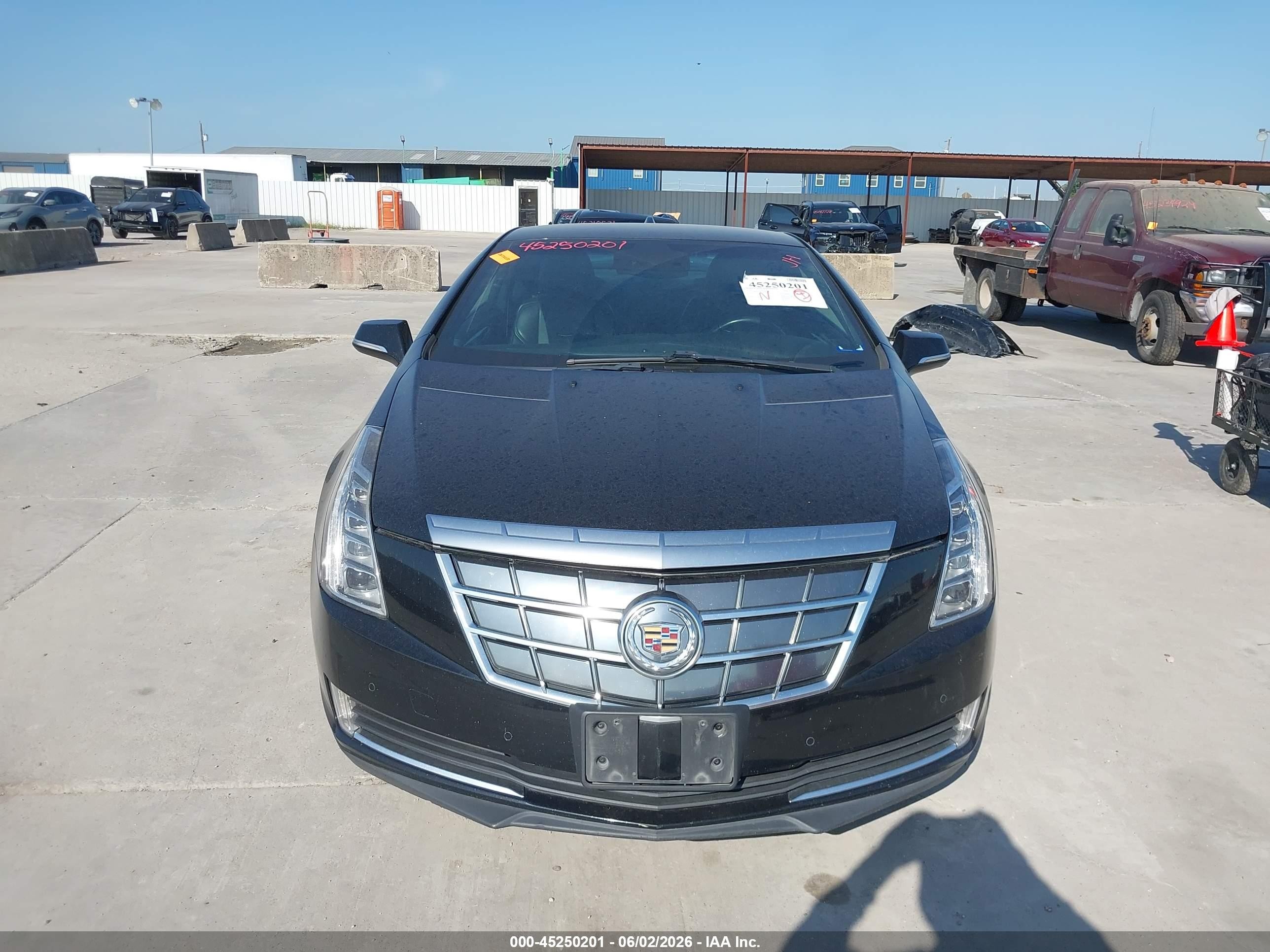 2014 Cadillac Elr Standard Черный vin: 1G6RM1E48EU600488