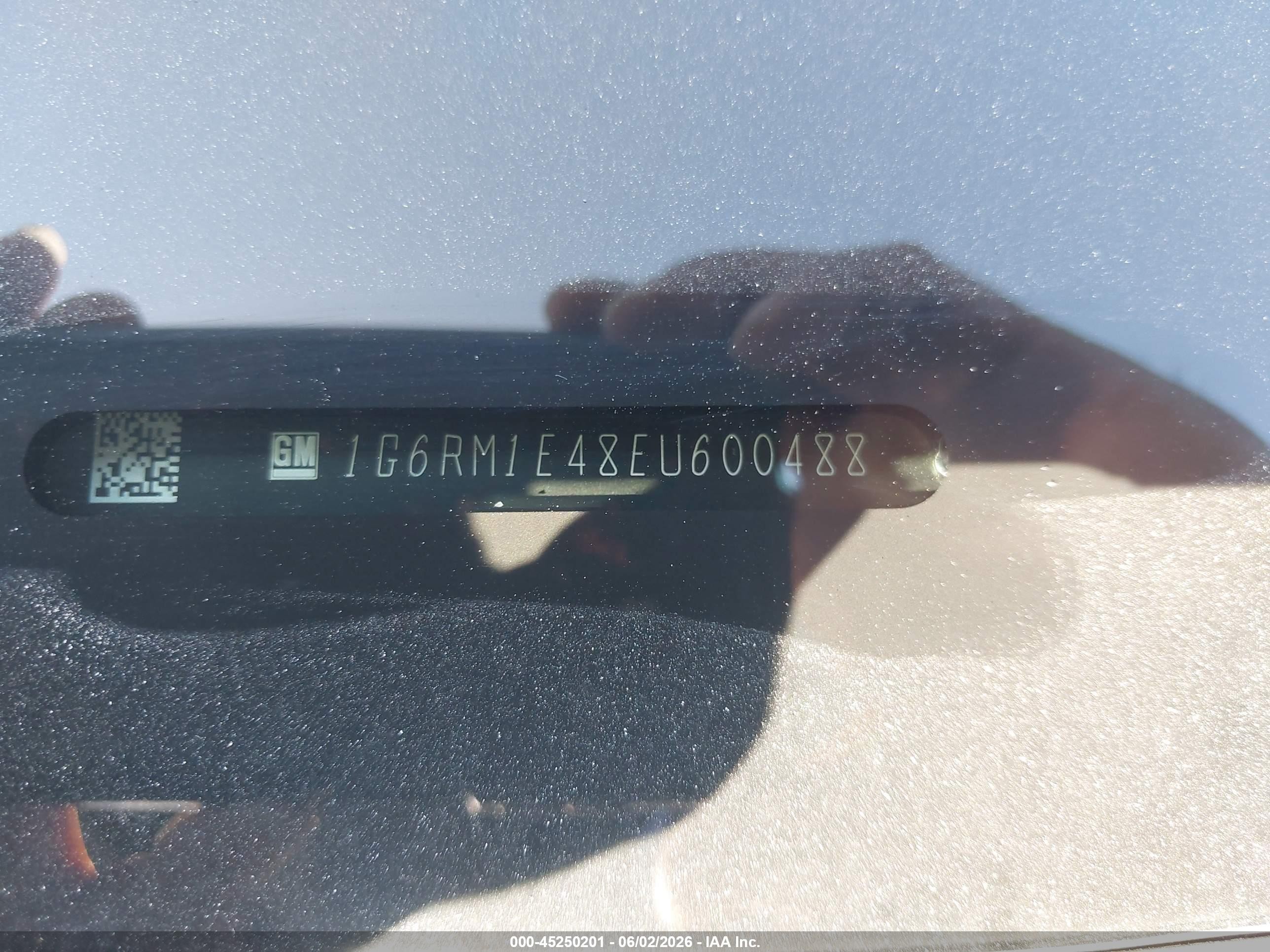 2014 Cadillac Elr Standard Черный vin: 1G6RM1E48EU600488